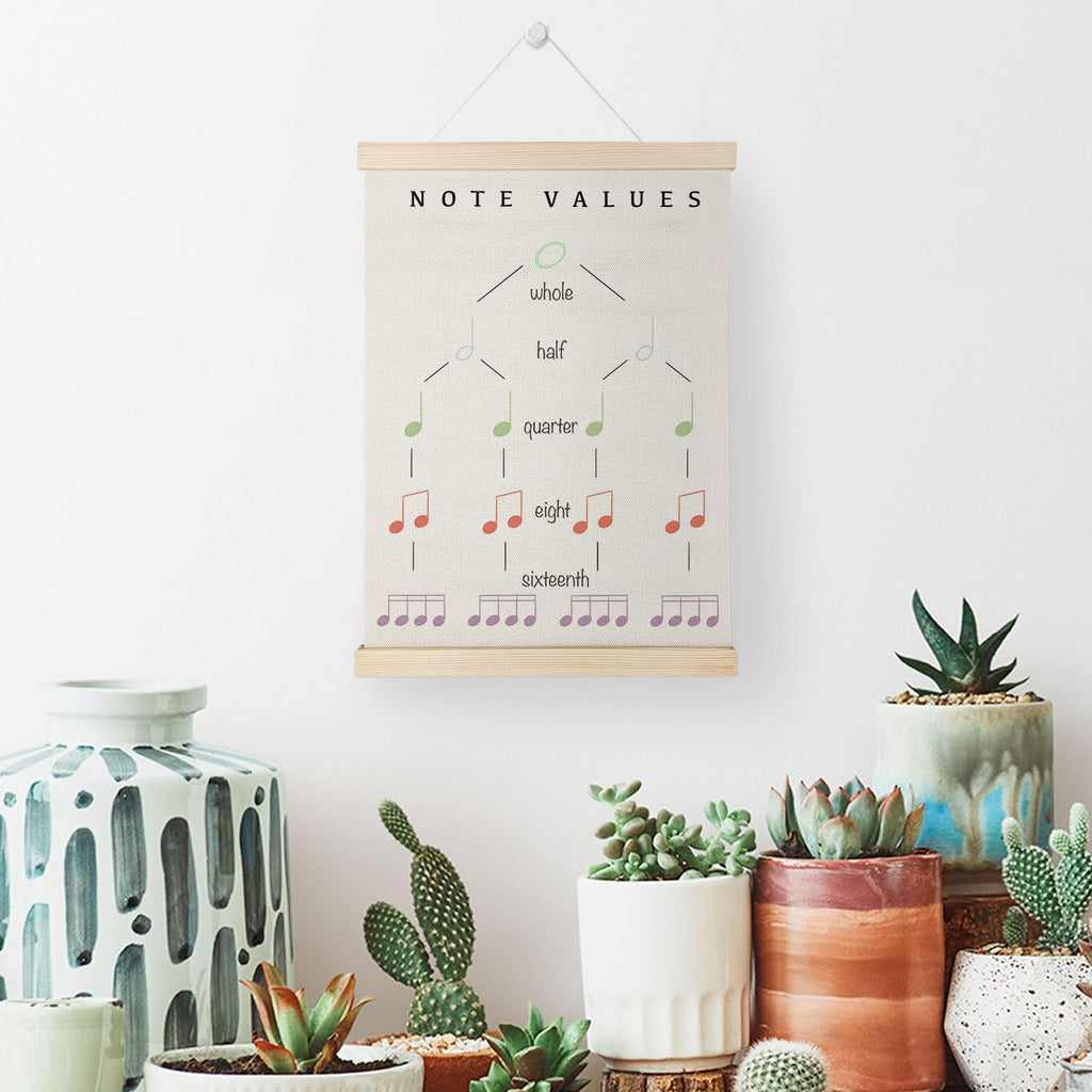 Coquette Teacher Wall Decor - Preppy Teacher Wall Art with Wooden Poster Hanger, for Office & Classroom, 12x16 Inch