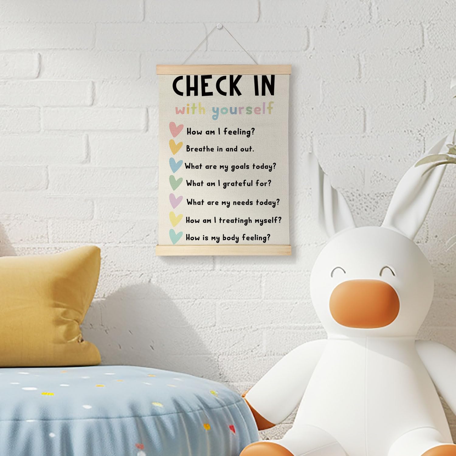 Coquette Teacher Wall Decor - Preppy Teacher Wall Art with Wooden Poster Hanger, for Office & Classroom, 12x16 Inch