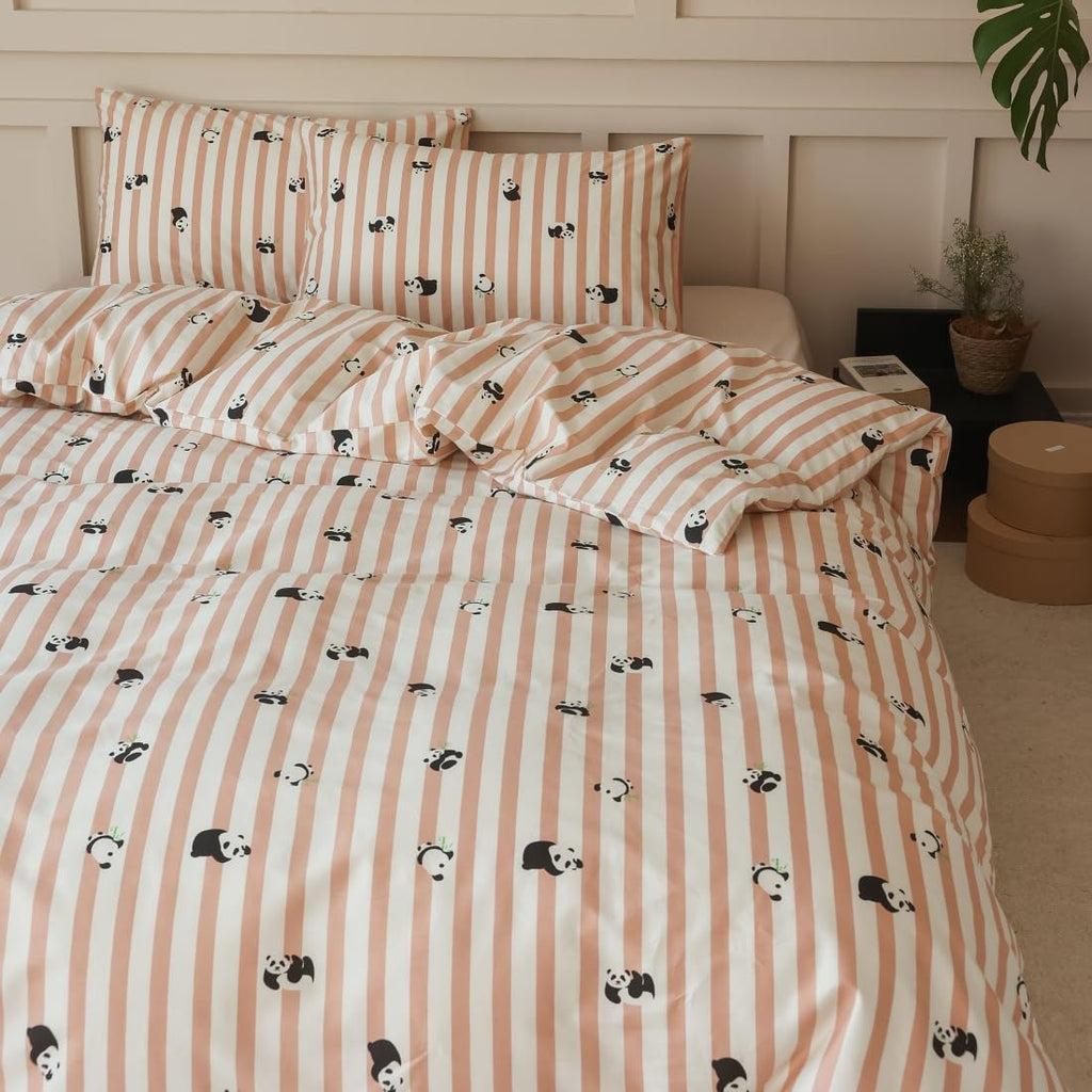 Cute Duvet Cover Sets 100% Cotton Bedding Comforter Cover Full 2 Pillowcases