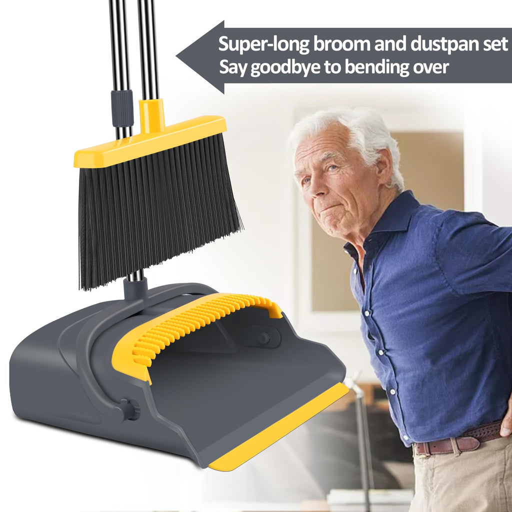 Indoor&Outdoor Broom and Dustpan Set