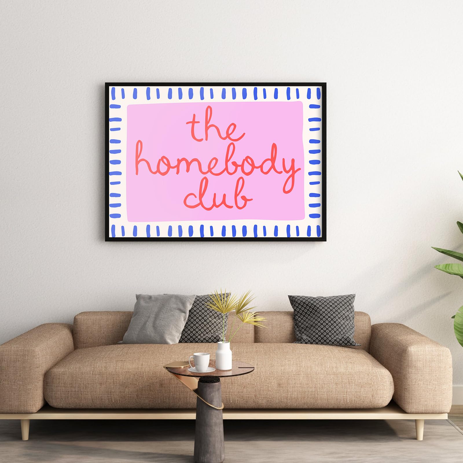 Wall Art Trendy Fun Quote Art Canvas Prints Aesthetic