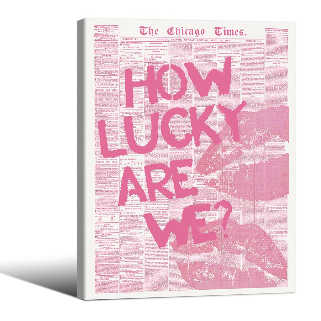 Wall Art Retro NewsPaper Posters Print Unframed or Framed Funky Preppy Apartment Room Dorm Decor