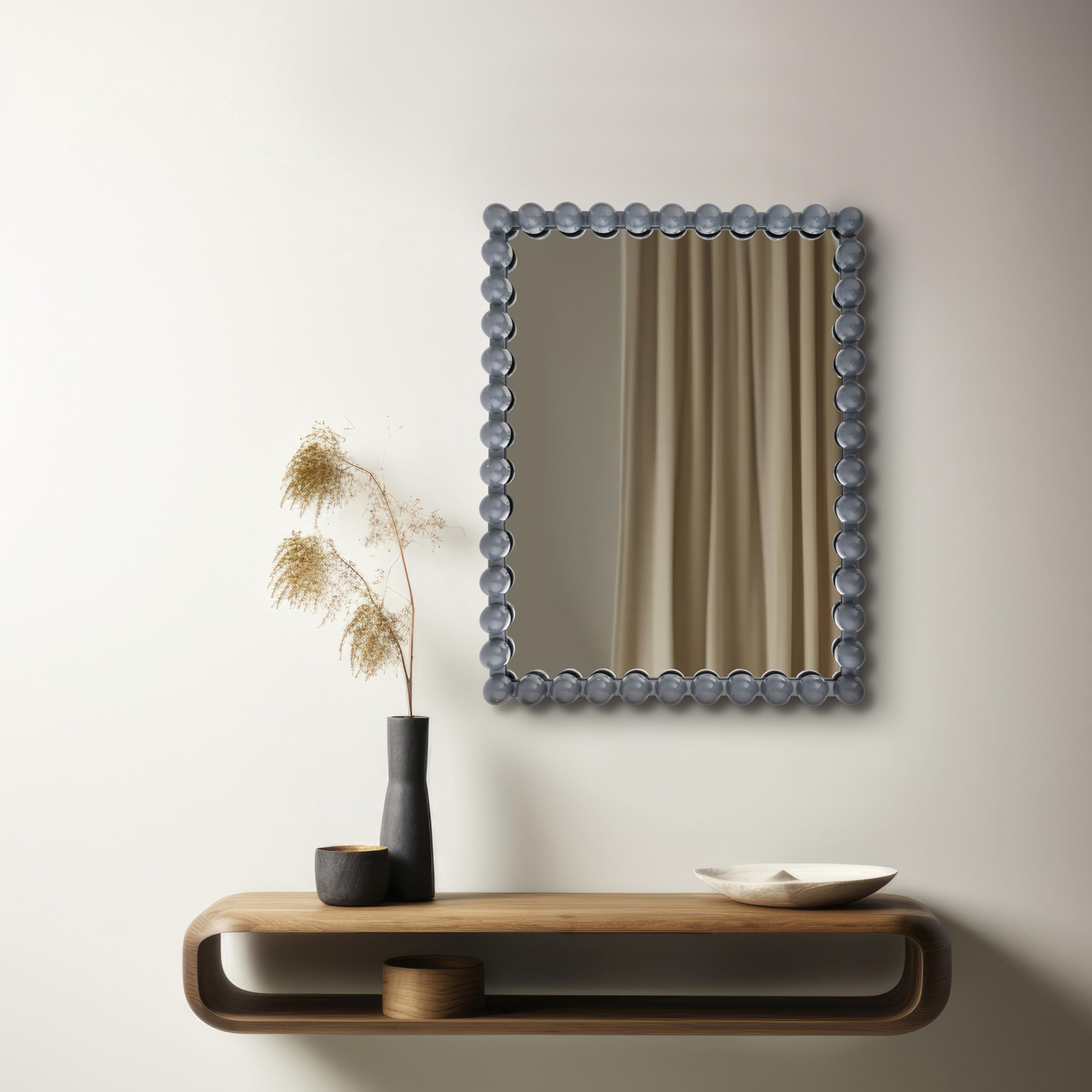 Wall Maunted Mirror, Metal Frame
