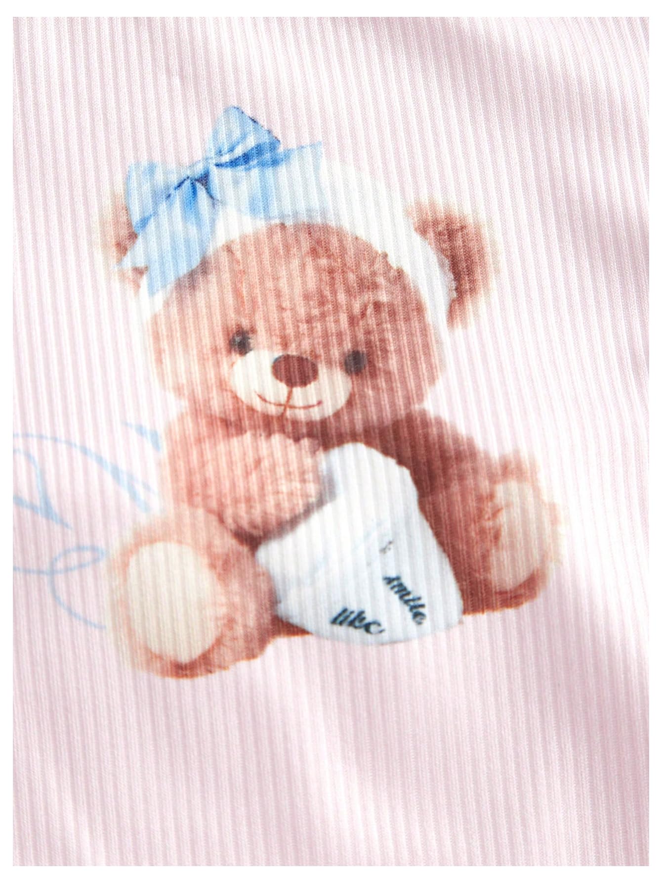 Women's 2 Piece Cute Pajama Set Cartoon Print Ruched Cami Crop Tops and Shorts Lounge Sets