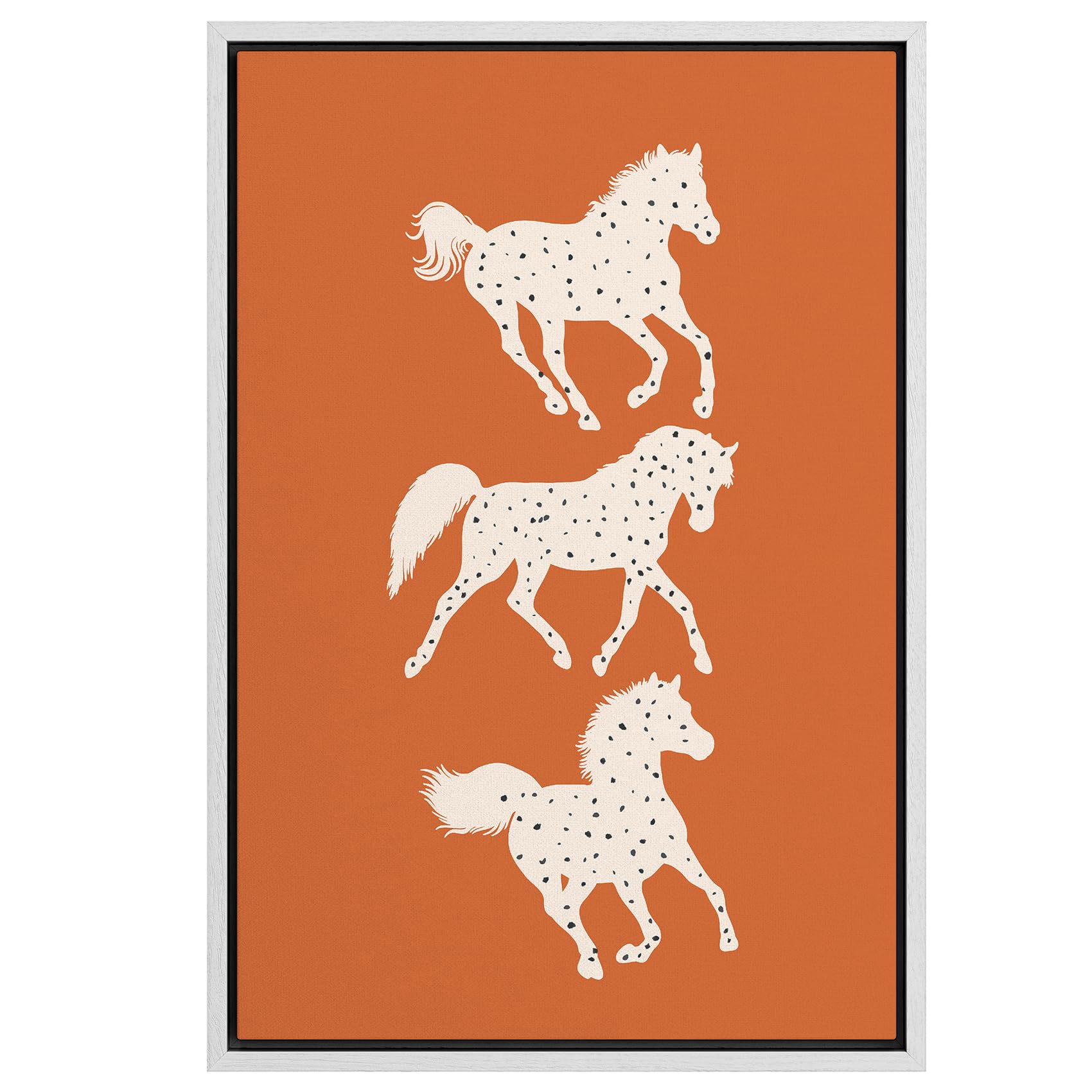 Framed Multicolored Disco Ball Canvas Print â€?Preppy Wall Art for Living Room, Bedroom, or Office