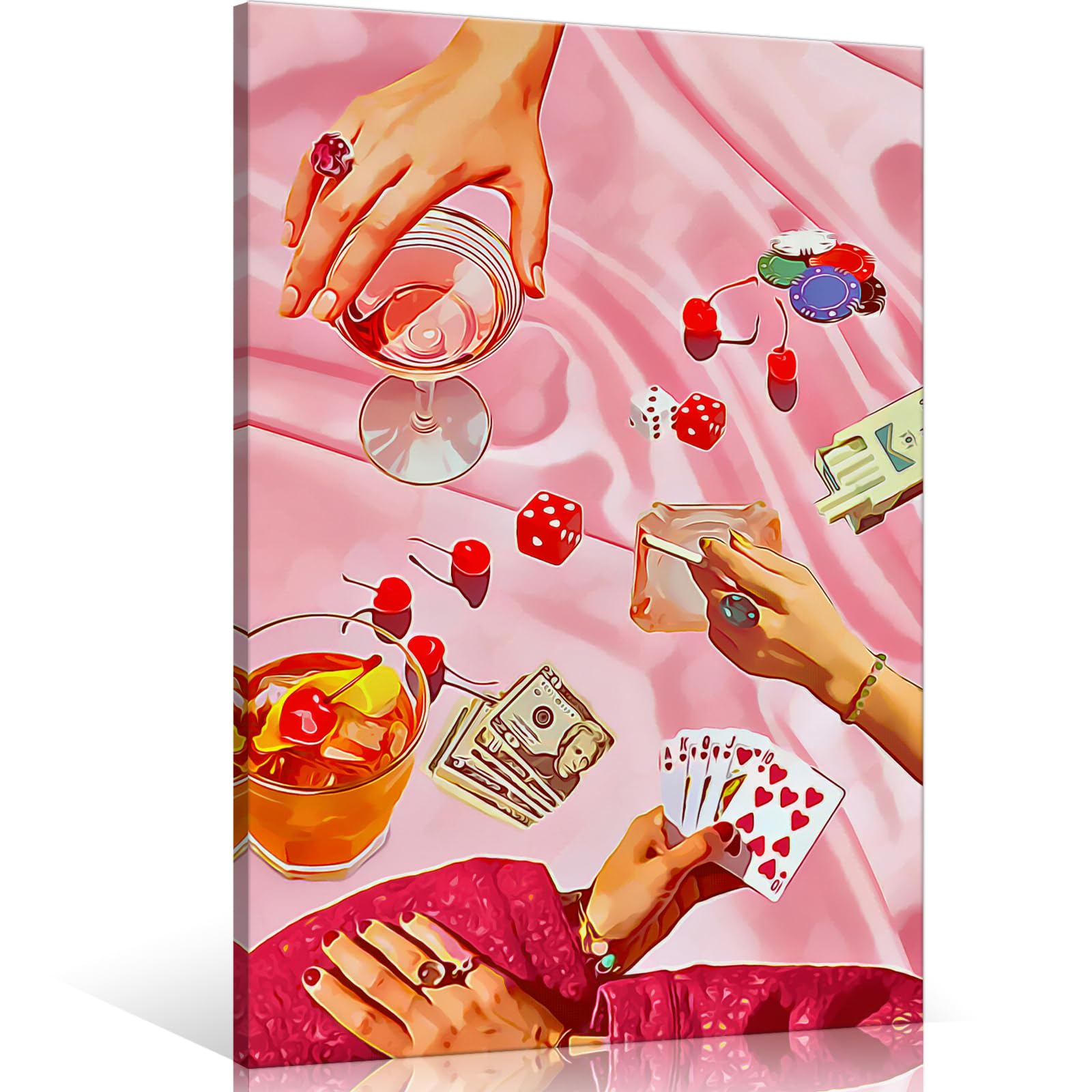 Vintage Watercolor Cocktail Posters Funky Minimalist Aesthetic Prints