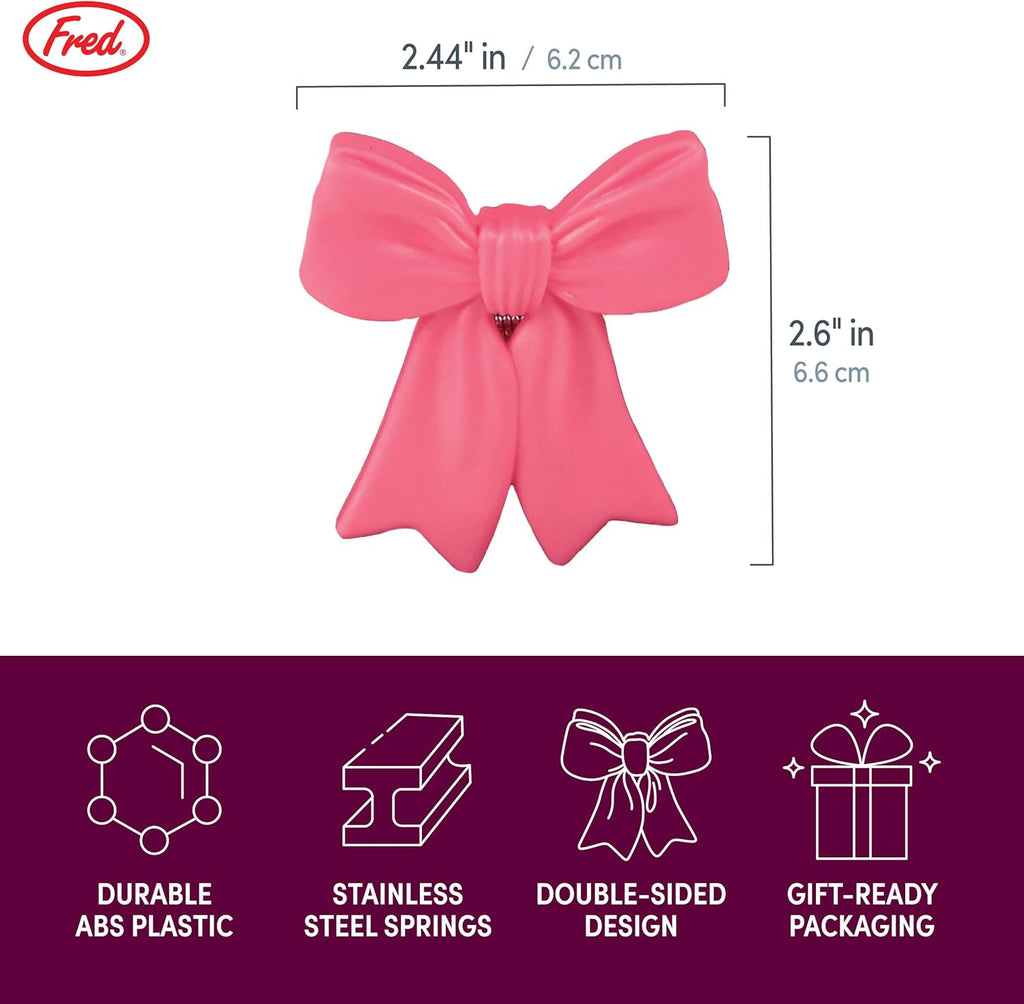 Coquette Clips Charming Ribbon Bow Bag Clips Set of 4 Durable Food Storage Clips Kitchen Accessories