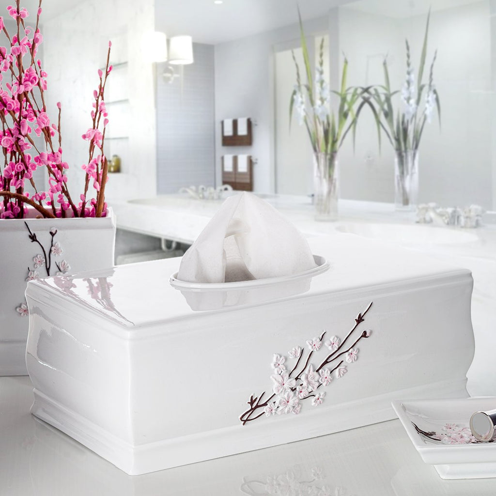 Modern Cherry Blossom Style Bathroom Accessories