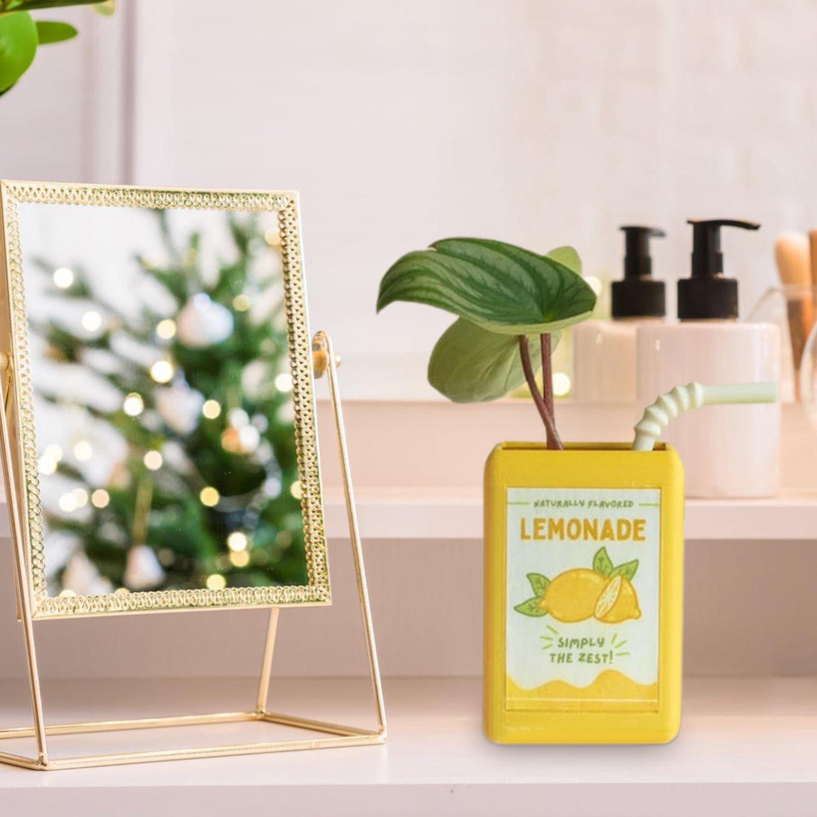 Juice Box Vase - Cute Planter Novel Design