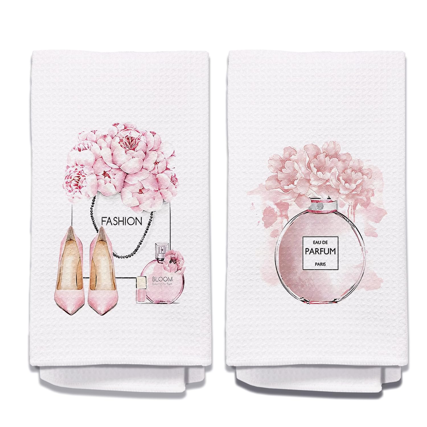 Pink Bathroom Accessories Pink Hand Towels for Bathroom Decorative Towels for Washroom Bath Towels