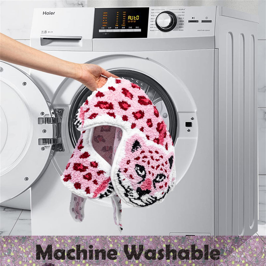 Shaped Rug Fruits Animals Bath Mat Area Rug Non-Slip Bathroom Door Mat for Bedroom Bathroom Kitchen Cartoon Area Rug for Bathroom Soft Bathmat Home Decor