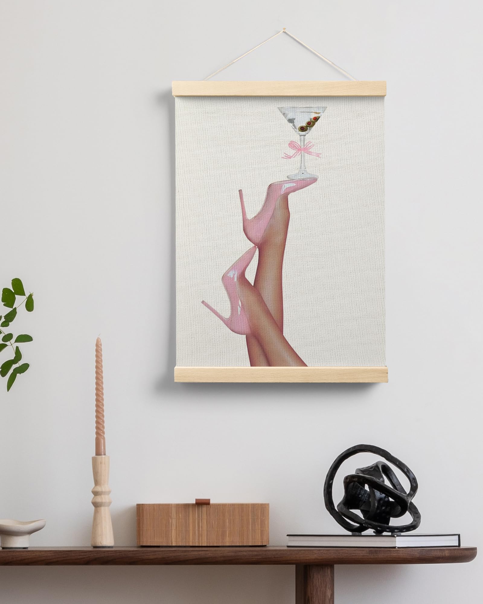 Trendy Preppy Poster Hanger Frame, Aesthetic Wall Art Decor