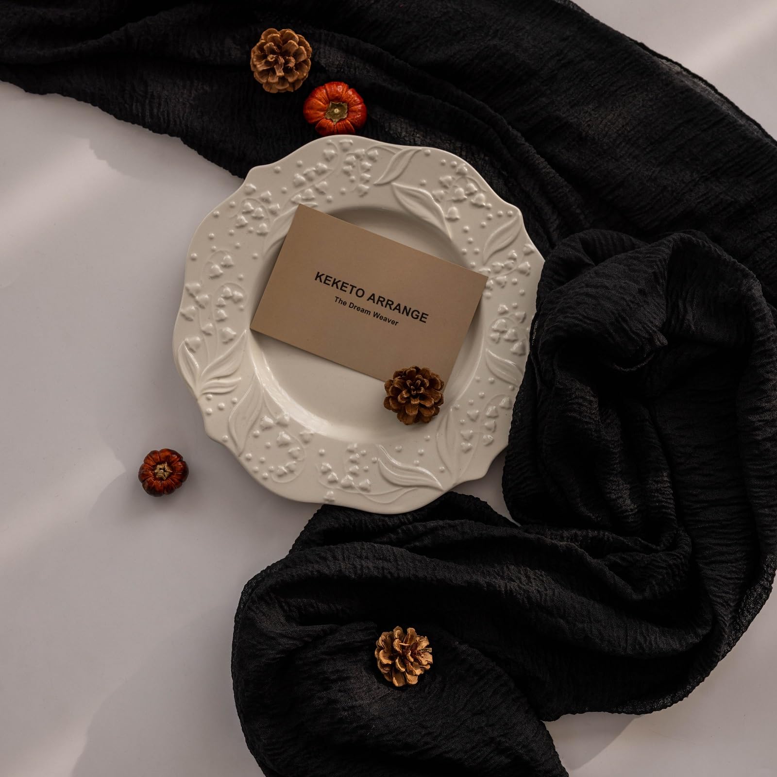 Table Runner Cheese Cloth Rustic Gauze Cheesecloth Table Runner 120 Inch 10 FT Sheer Boho Home Decorations