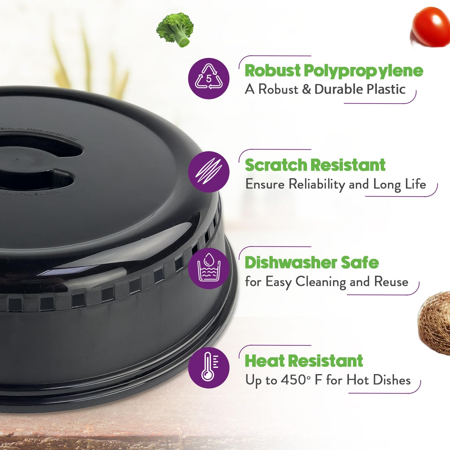 Crisp Pink Microwave Splatter Cover