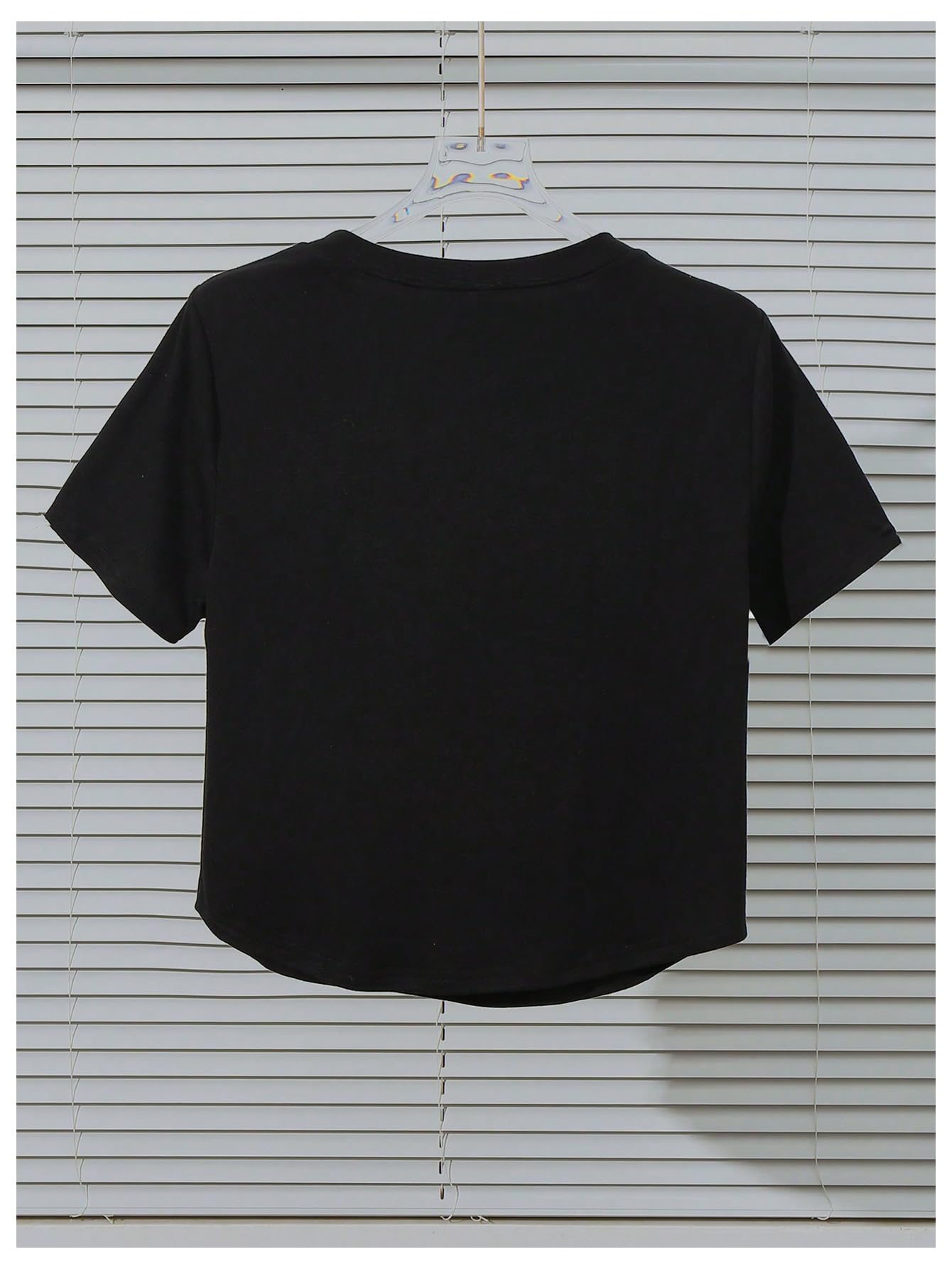 Women's Coquette Bow Tops Cute Short Sleeve Round Neck T Shirt