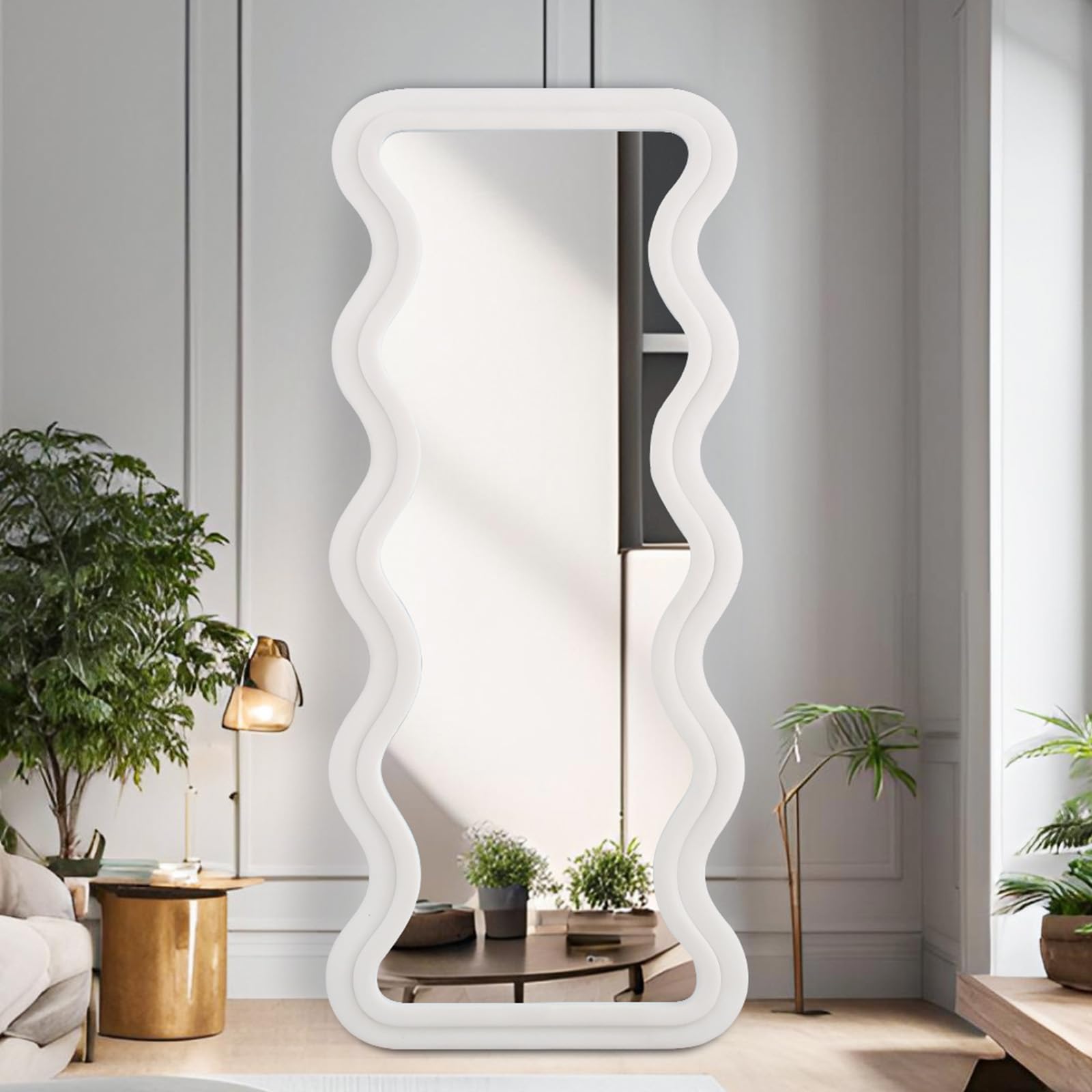 Irregular Full Body Mirror Wall Mounted Floor Mirror