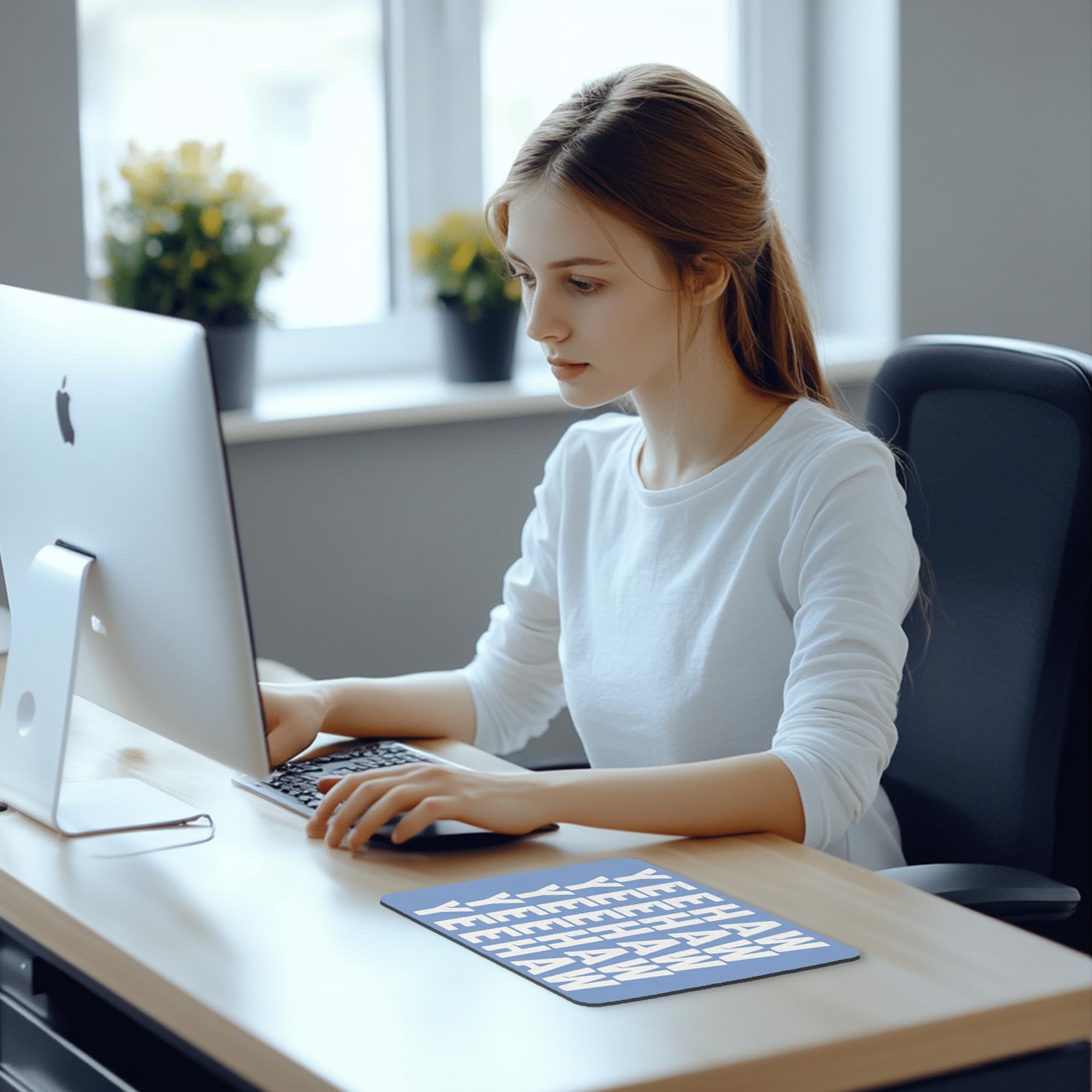 Coquette Mouse Pad, 9.5x8 Inches