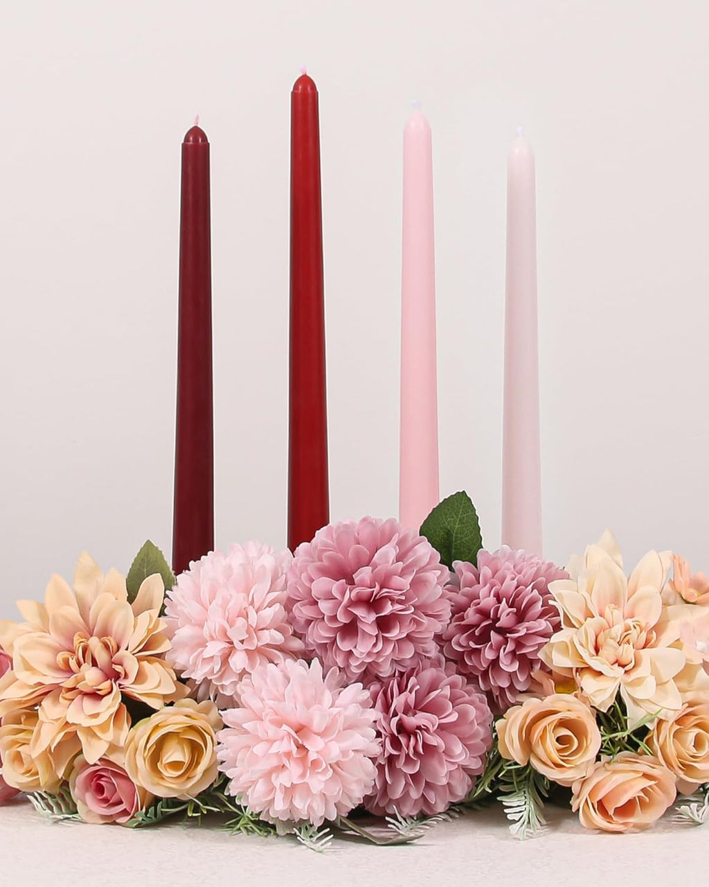 Taper Candles Unscented Smokeless Long Tall Tapered Candle for Candlesticks SticksHome Decor Dinner