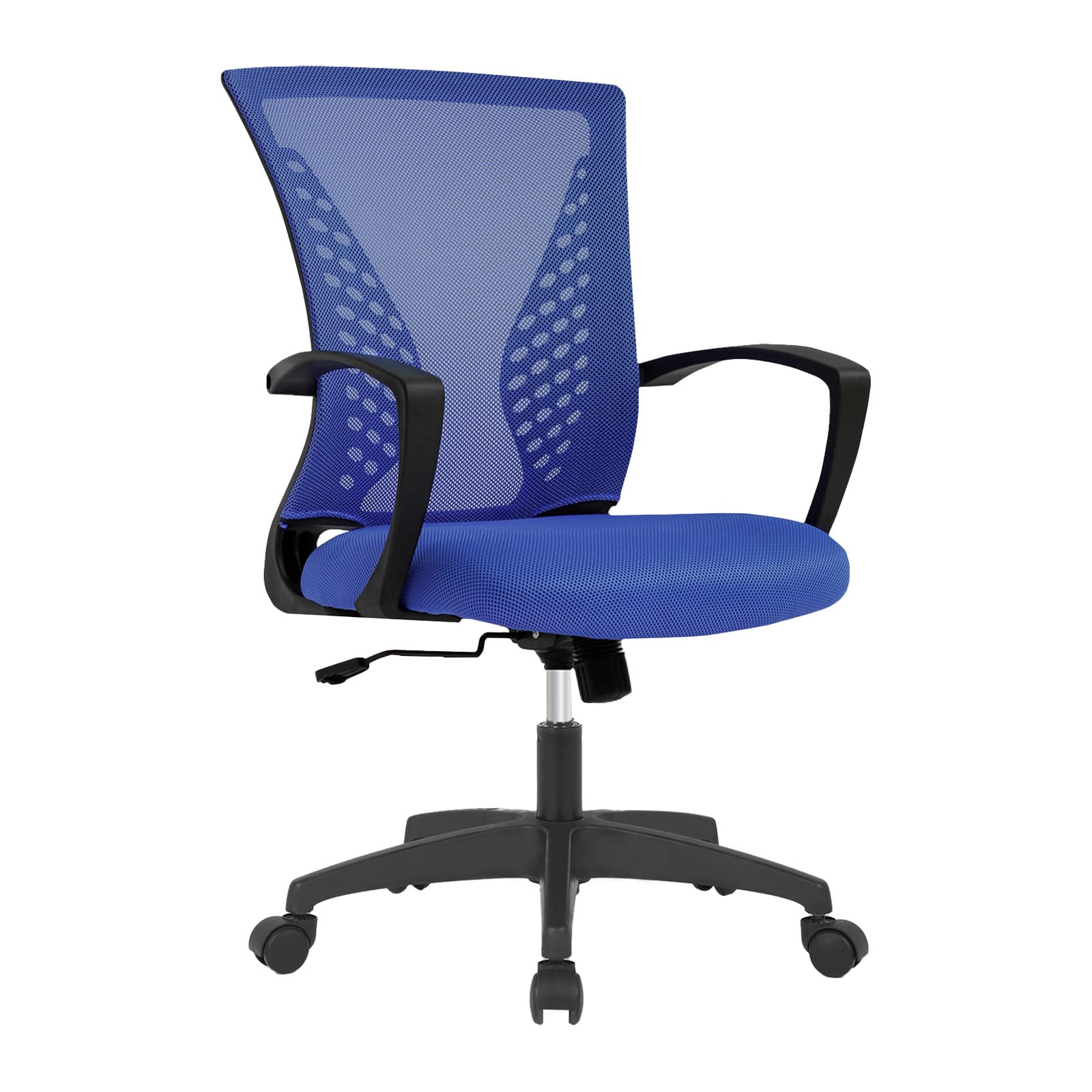 Mesh Desk Chair Ergonomic Computer Chair with Lumbar Support Armrest Mid Back 360 Degree Rolling Swivel Adjustable Height