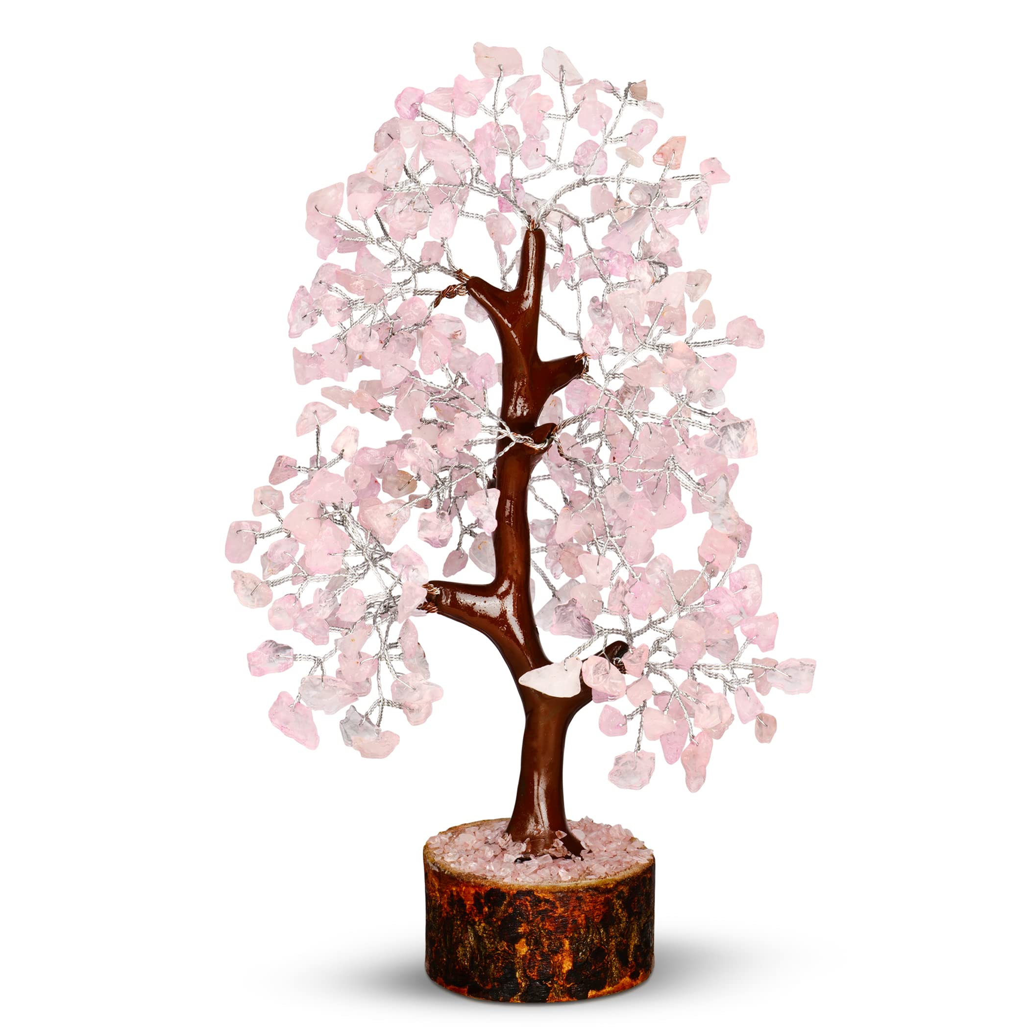 Rose Quartz Crystals Good Luck Money Tree