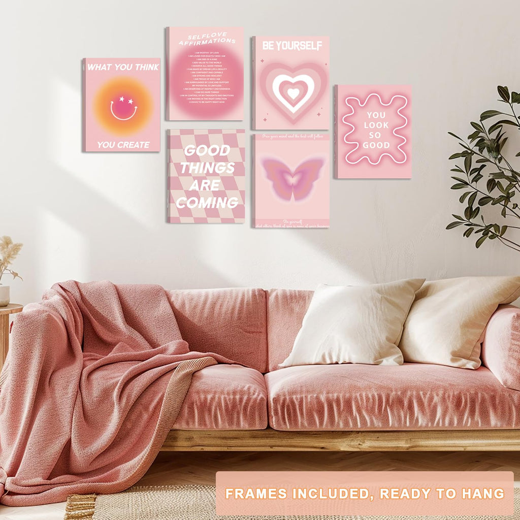 Framed Preppy Bows Wall Art