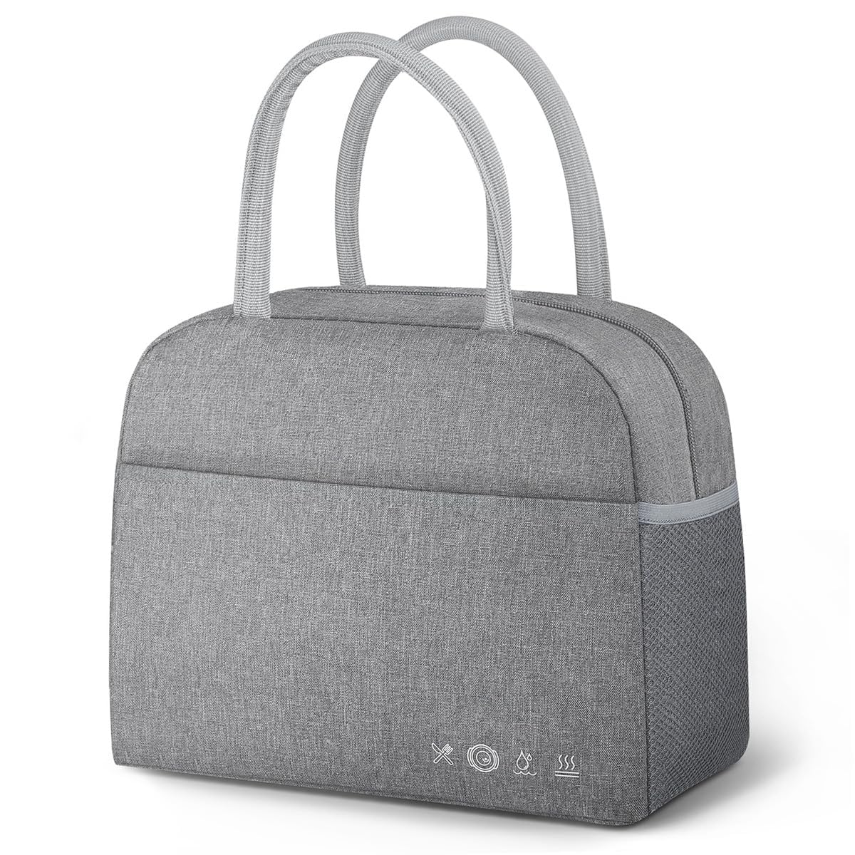 Reusable Insulated Lunch Tote Bag,Leakproof Food Handbags Case High Capacity