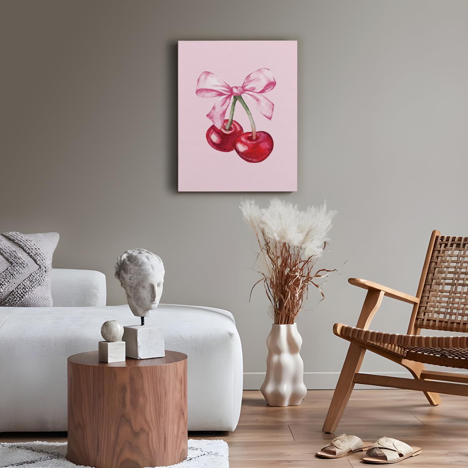 Preppy Hot Pink Disco Ball Wall Art â€?Trendy Retro Y2K Aesthetic Decor, 11x14 Inches Framed