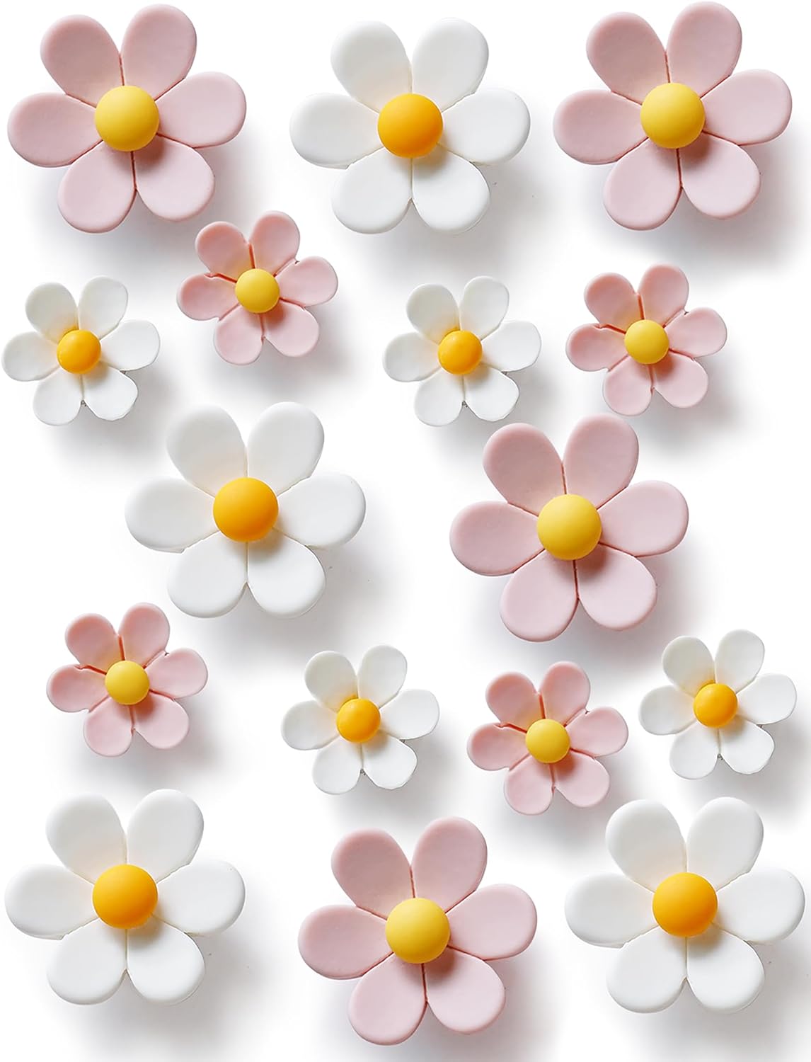 Fridge Magnets Cute Refrigerator Magnets Colorful Decorative Magnets 3D Flower Magnets for Office Kitchen