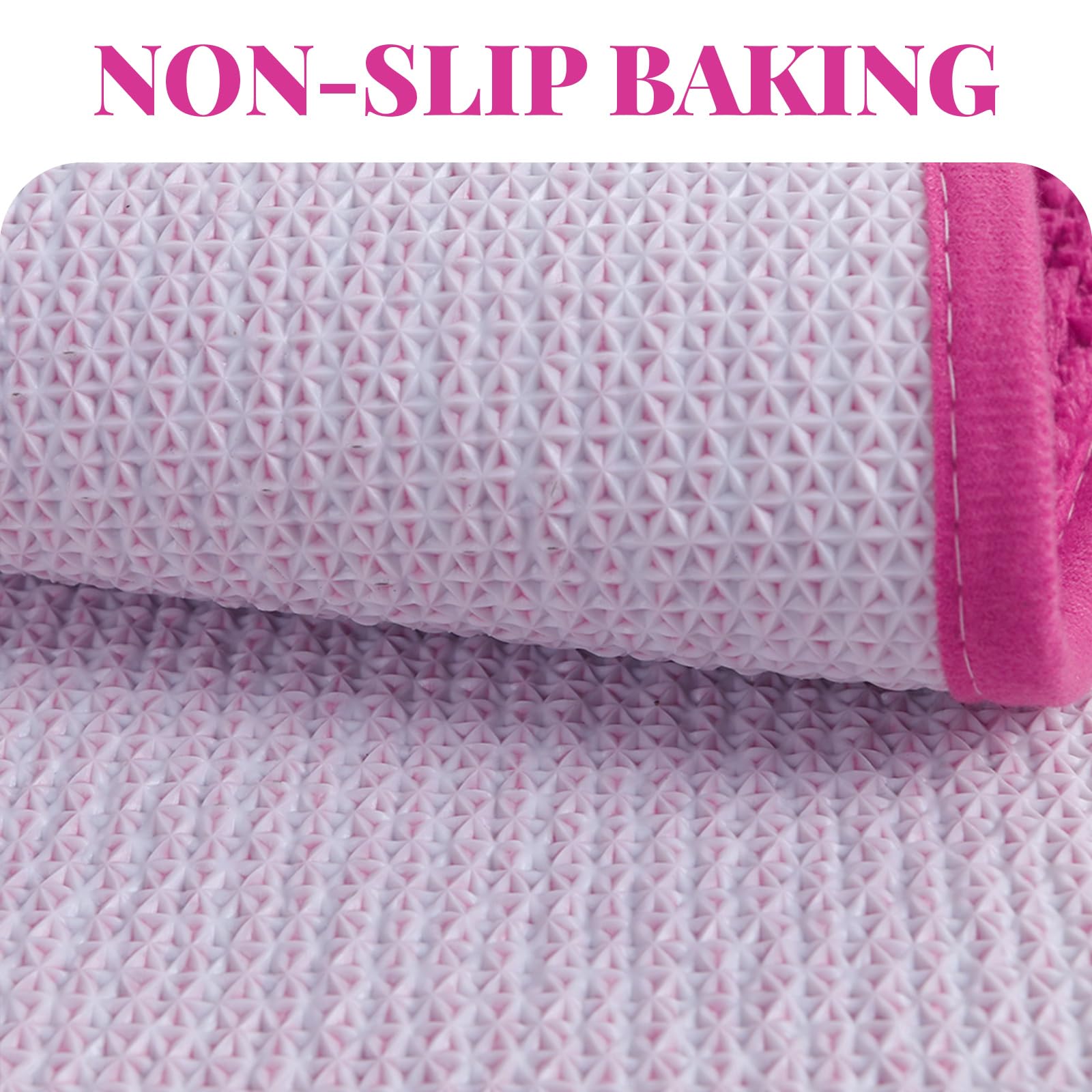 Coquette Pink Bow Bath Mat for Bathroom 20"x32", Cute Preppy Rugs with Scalloped Edges, Soft Microfiber, Ultra Absorbent, Non-Slip