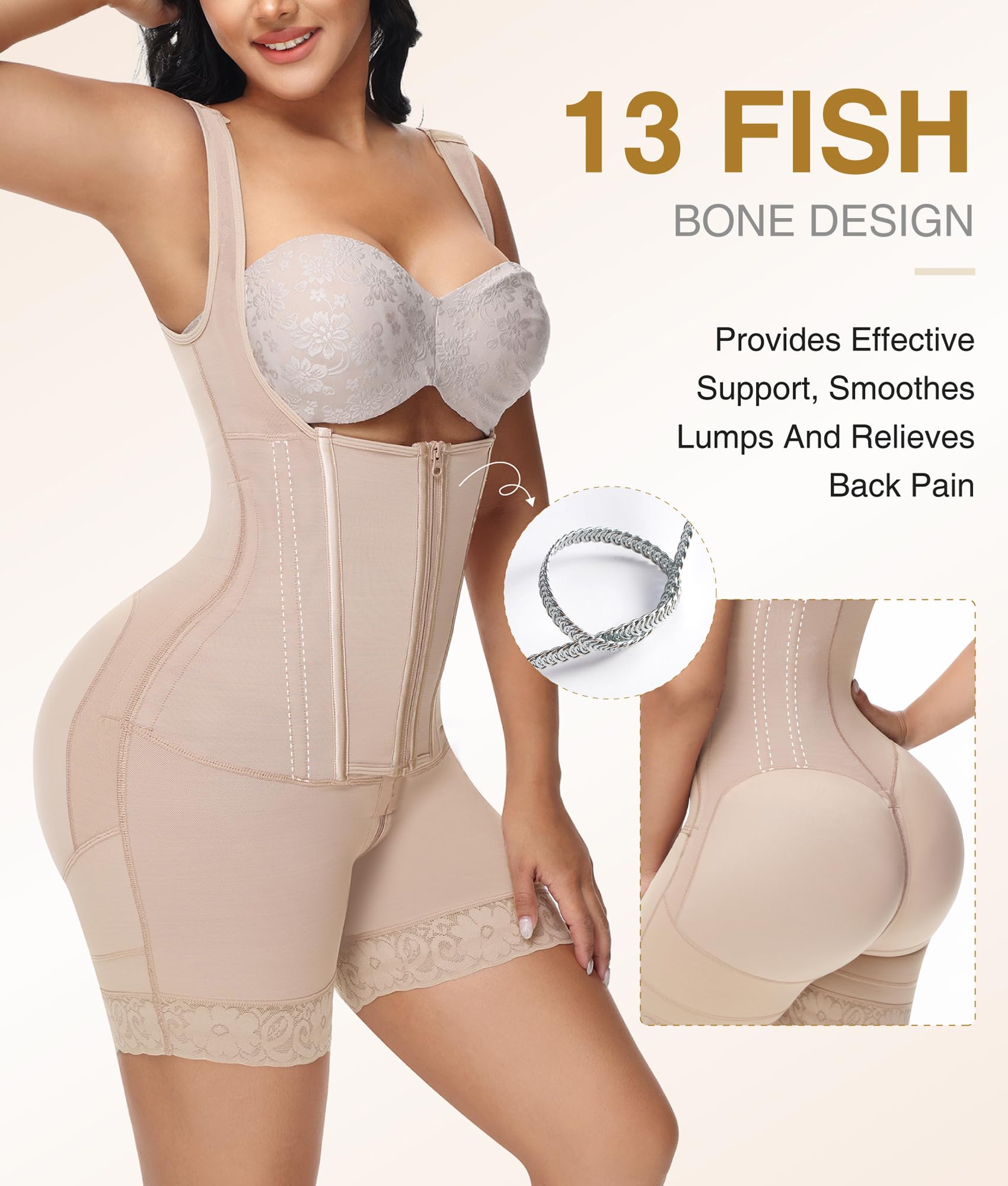 Shapewear Tummy Control Body Shaper Girdles Post Surgery Compression Garment