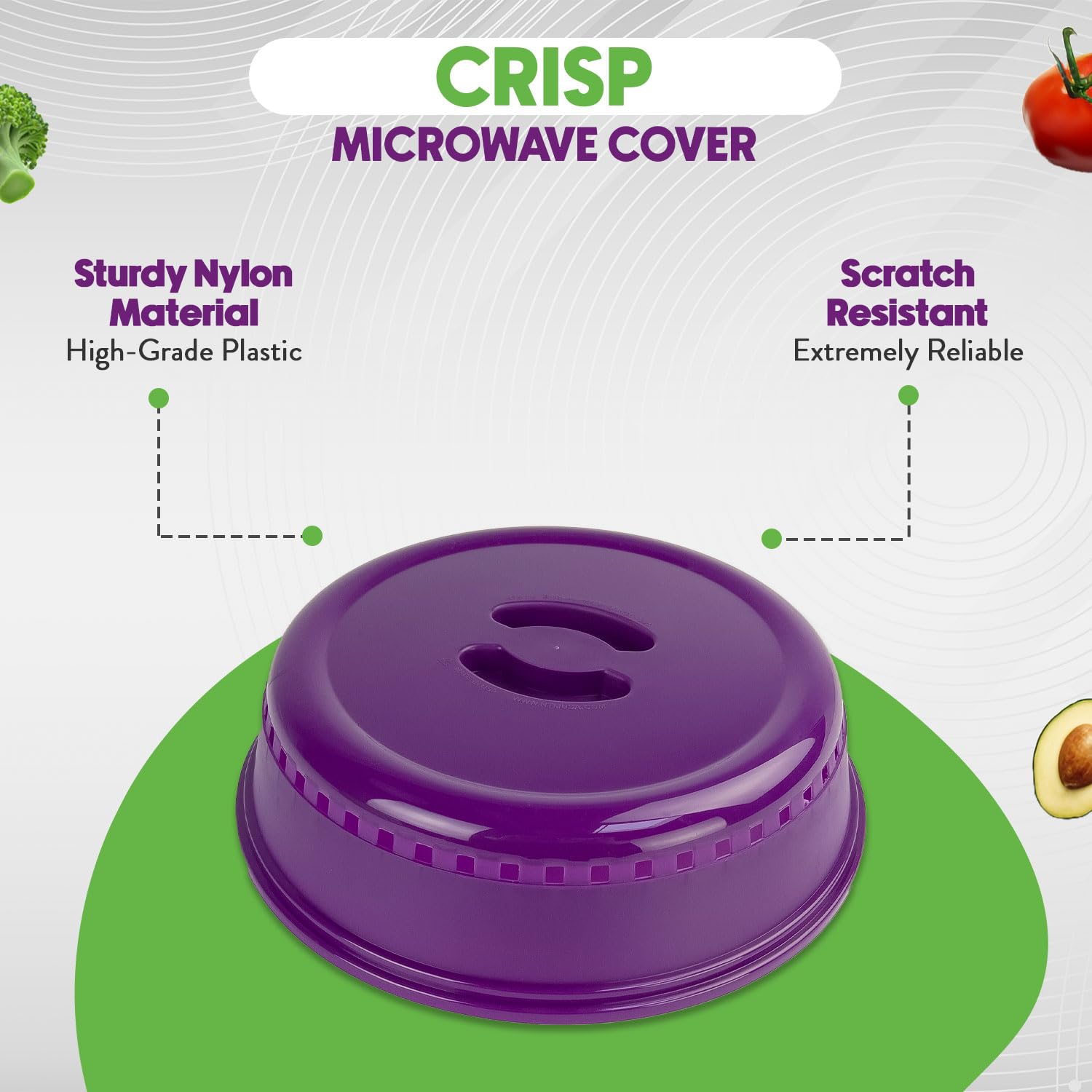 Crisp Pink Microwave Splatter Cover