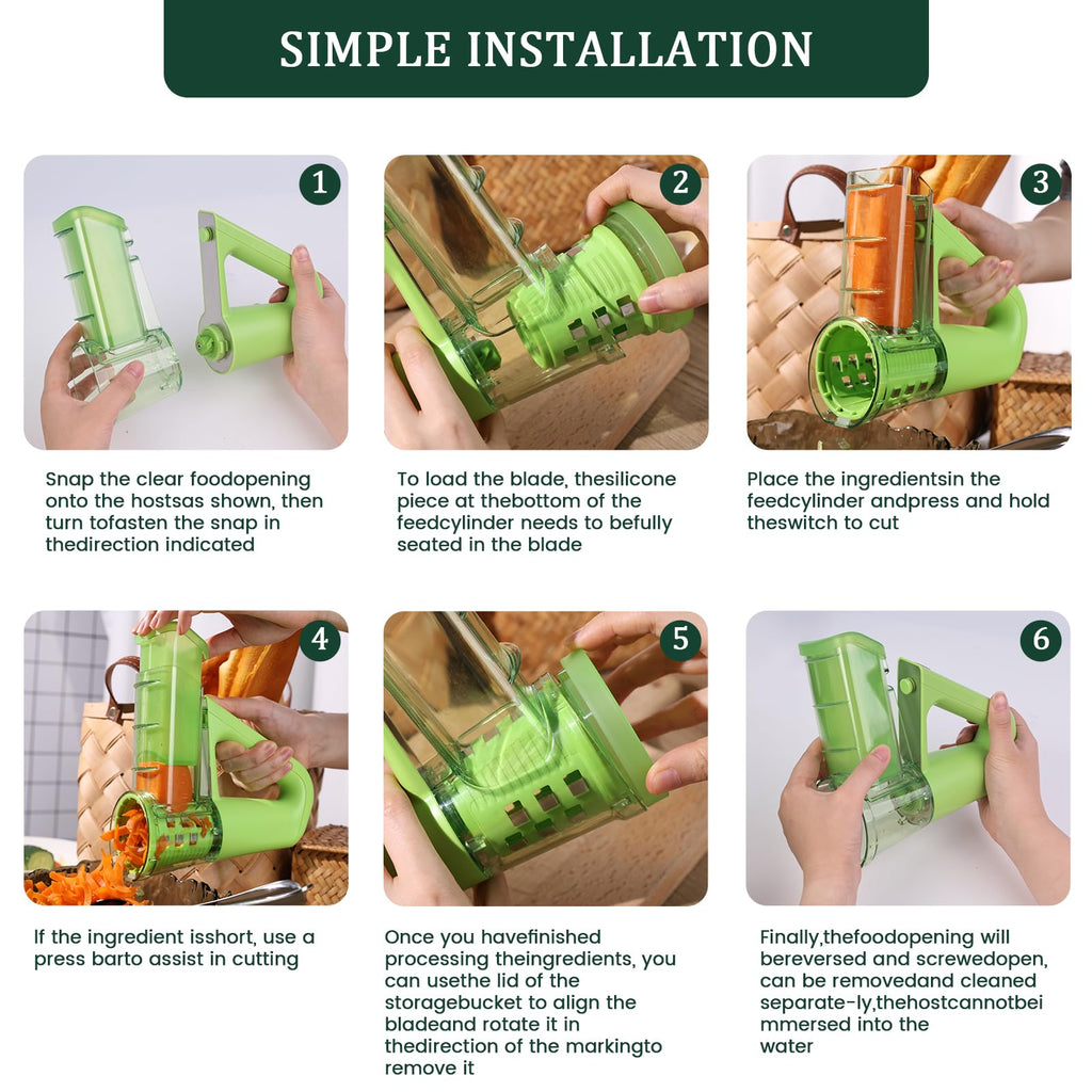 Electric Handheld Vegetable Slicer
