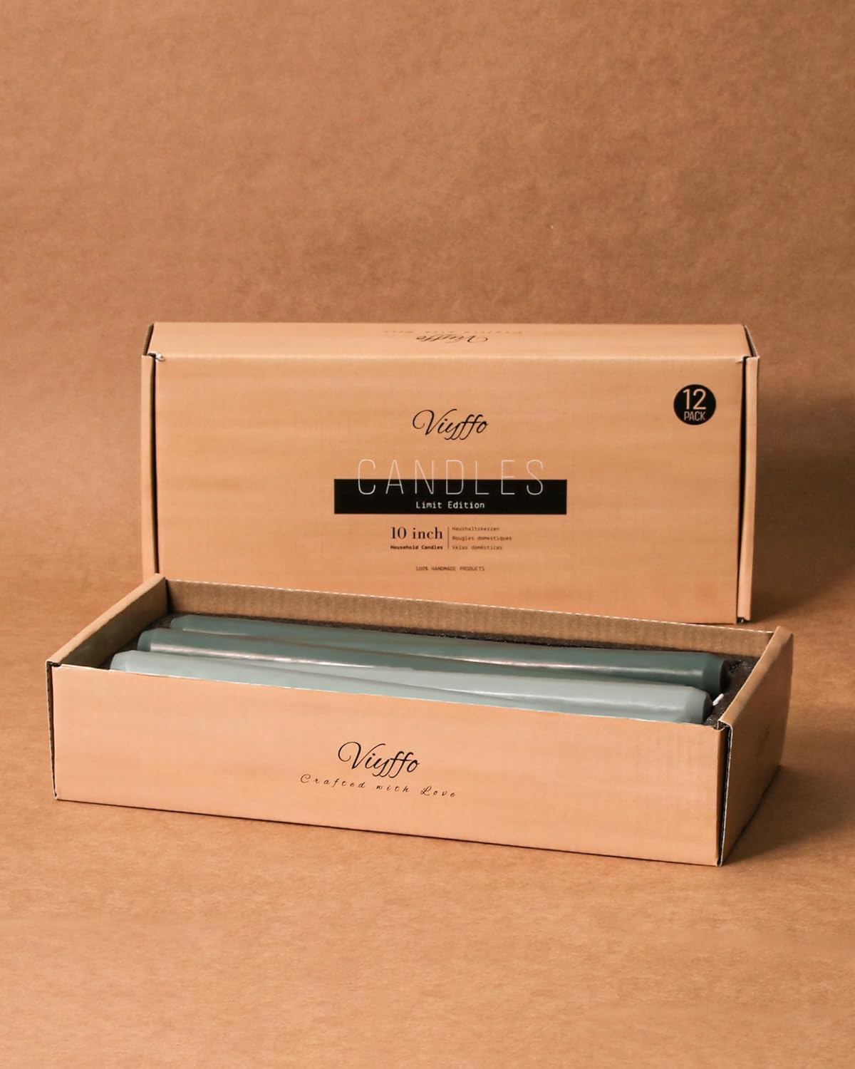 Taper Candles Unscented Smokeless Long Tall Tapered Candle for Candlesticks SticksHome Decor Dinner