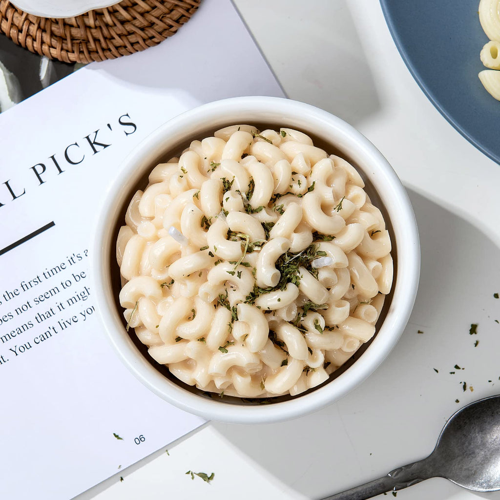 Cereal Bowl with Metal Spoon Scented Soy Candle