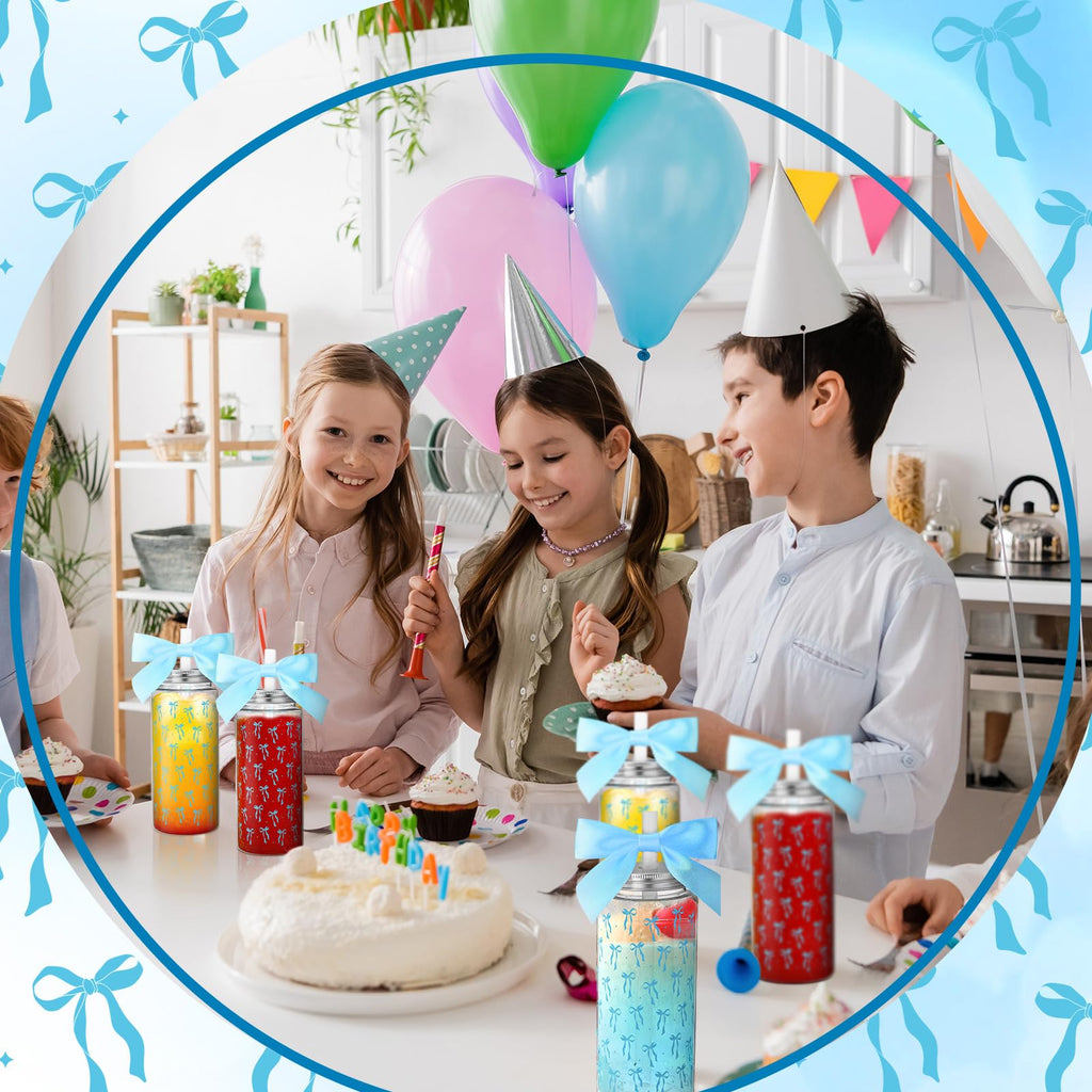 Color Bow Plastic Cups Coquette Bow Aesthetic Cup with Lids and Straws 14 oz Reusable Cute Bow Plastic Tumbler with Ribbon Bow