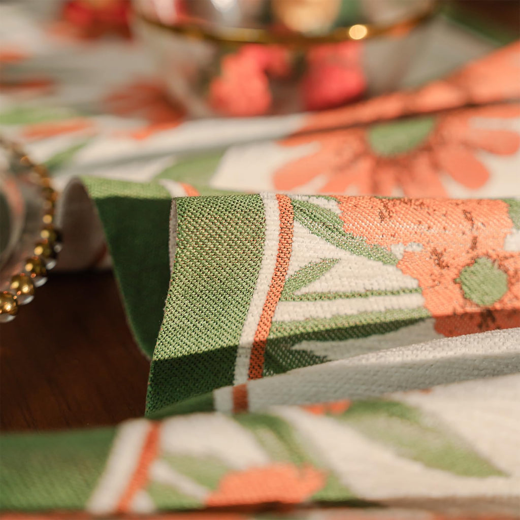 Retro-Luxury Tassels Table Runner Series for Kitchen Dining Table