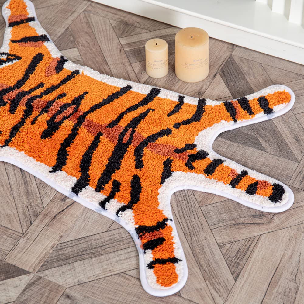 Shaped Rug Fruits Animals Bath Mat Area Rug Non-Slip Bathroom Door Mat for Bedroom Bathroom Kitchen Cartoon Area Rug for Bathroom Soft Bathmat Home Decor