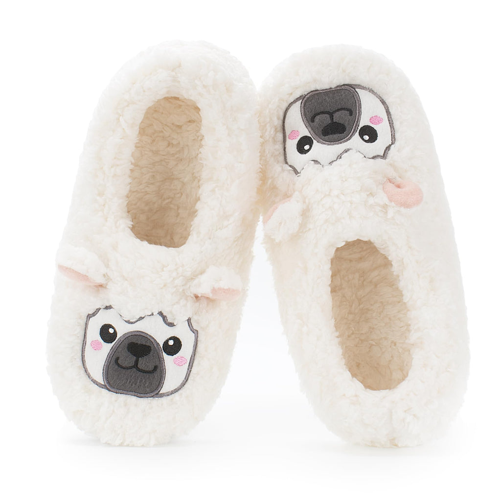 Cute Animal House Slippers - Fuzzy Warm Bedroom Slipper Socks Non-Slip Grippers