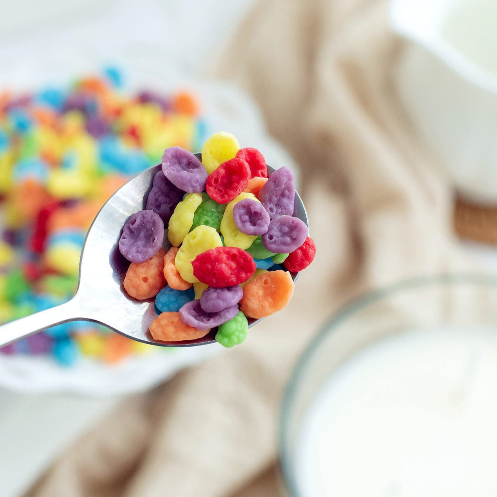 Cereal Bowl with Metal Spoon Scented Soy Candle