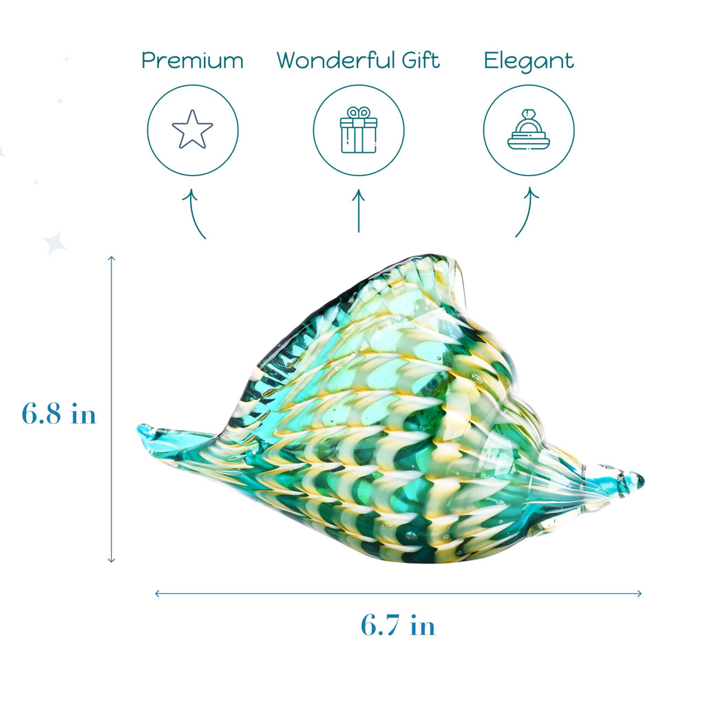 Ceramics Shell Vases Decor Handmade Unique Art Shell Design - Funky Decorative Vase