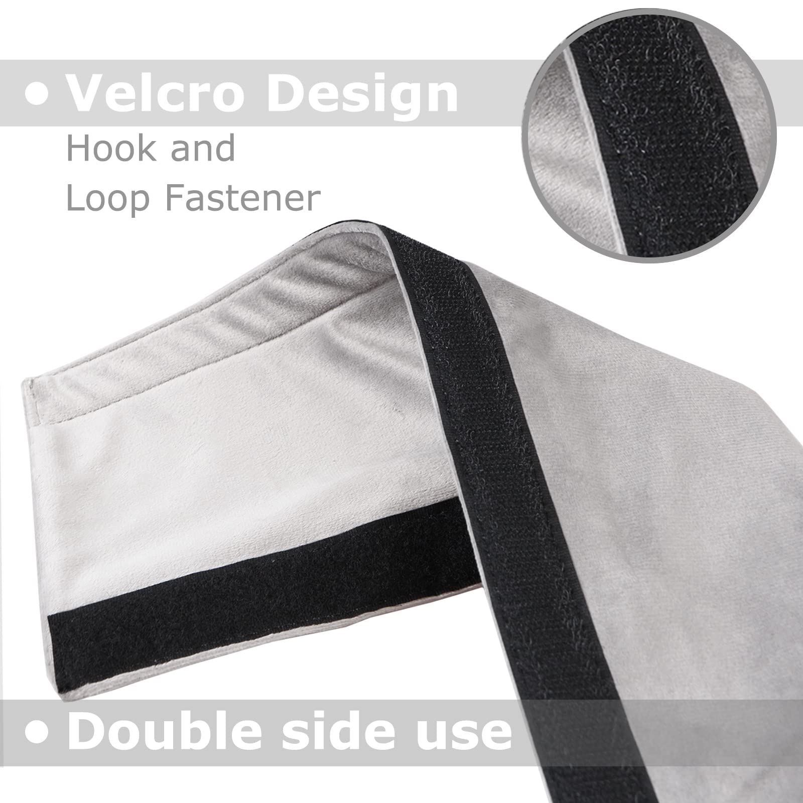 Refrigerator Door Handle Covers Kitchen Decor Keep Appliance Clean Anti-Static Stains for Fridge Dishwashers Velvet 3PCS