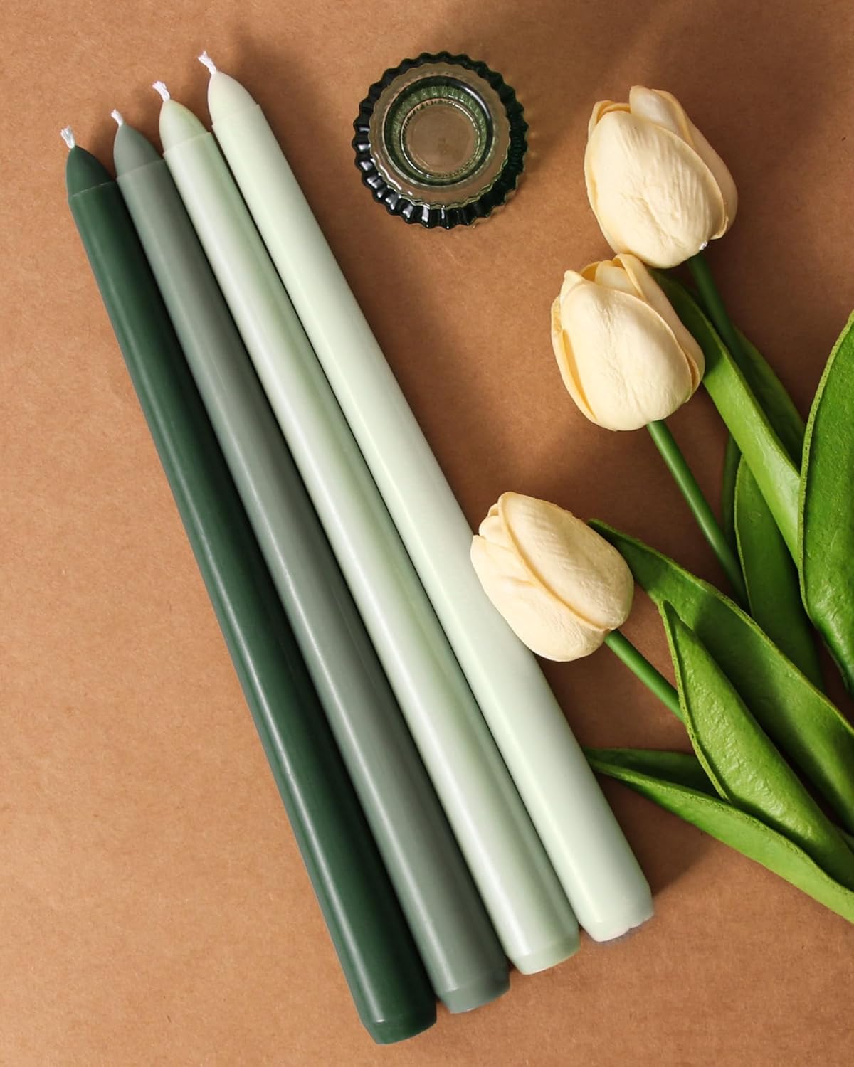 Taper Candles Unscented Smokeless Long Tall Tapered Candle for Candlesticks SticksHome Decor Dinner