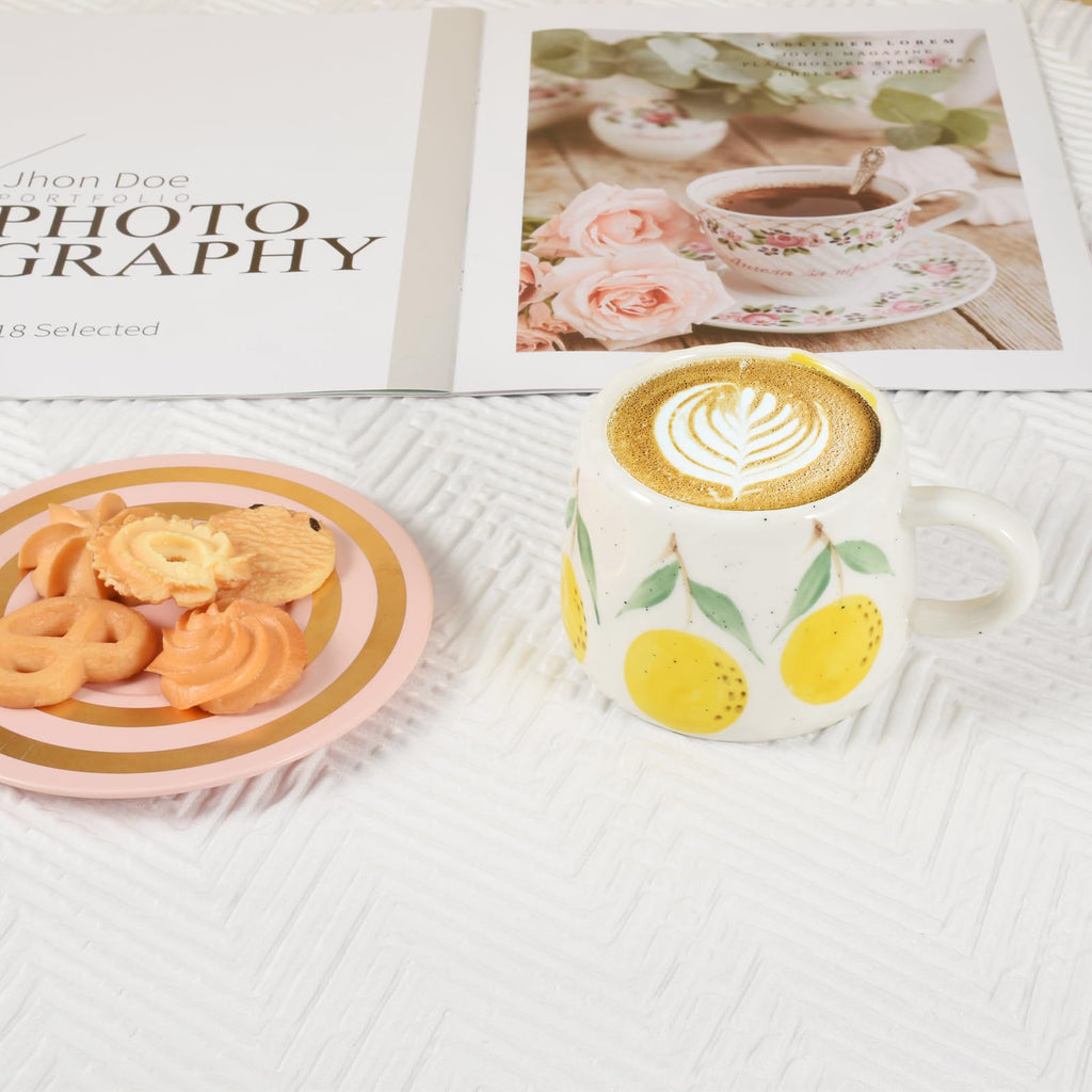 Ceramic Mug, Cute Fruit Creative Mugs Design, Printed Cup, 10 oz/300 ml for Latte Tea Milk