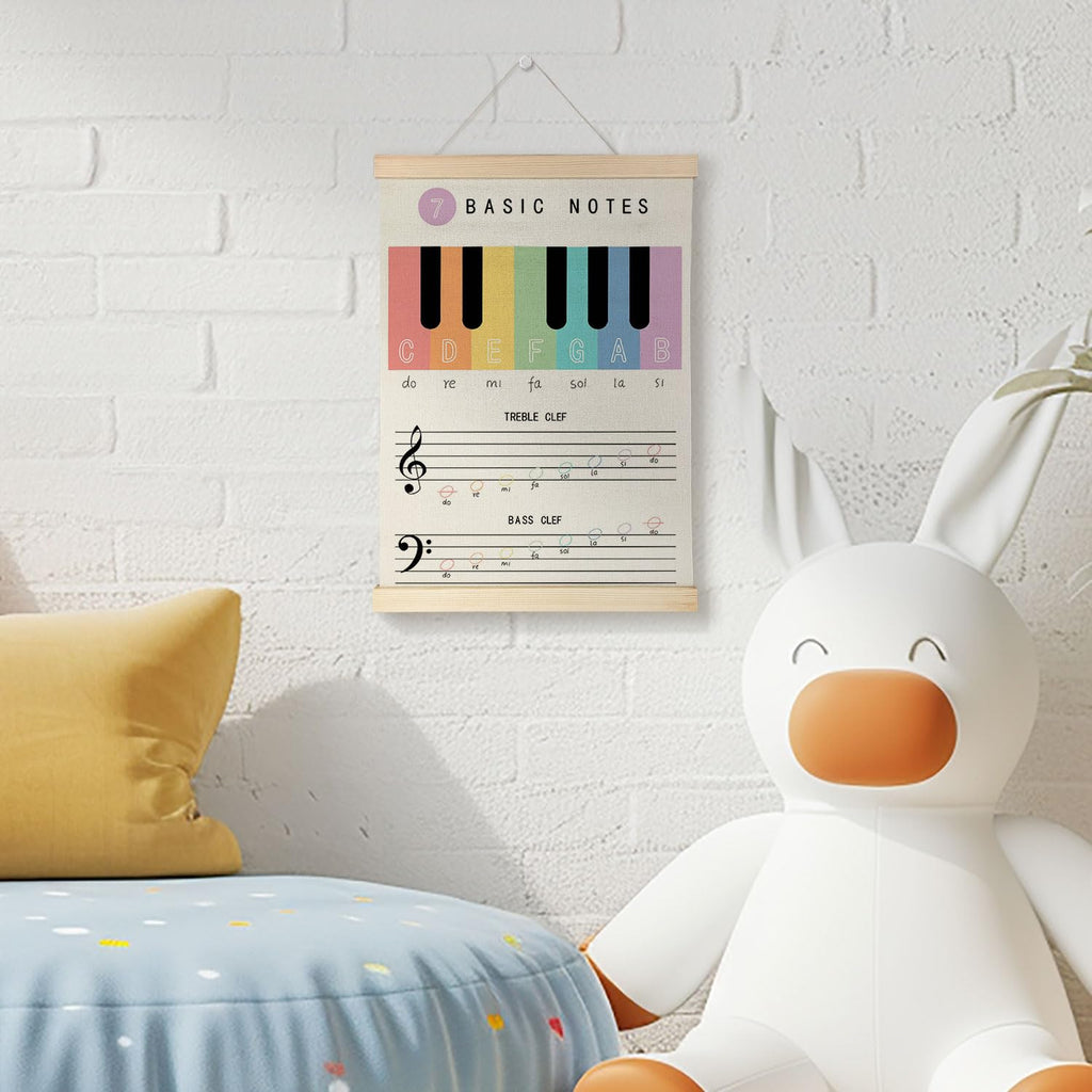 Coquette Teacher Wall Decor - Preppy Teacher Wall Art with Wooden Poster Hanger, for Office & Classroom, 12x16 Inch