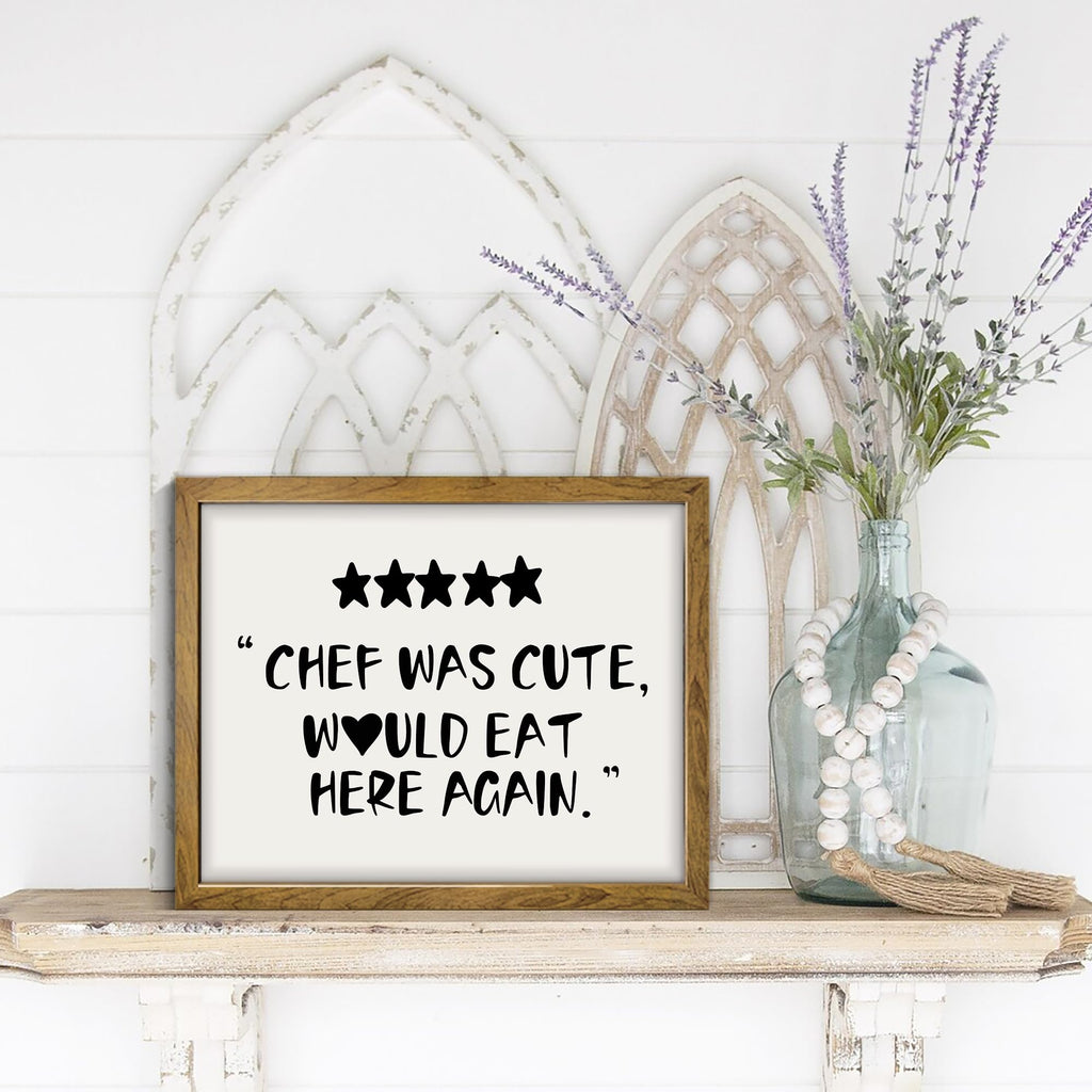 Chef Kitchen Art, Funny Quotes Wall Art