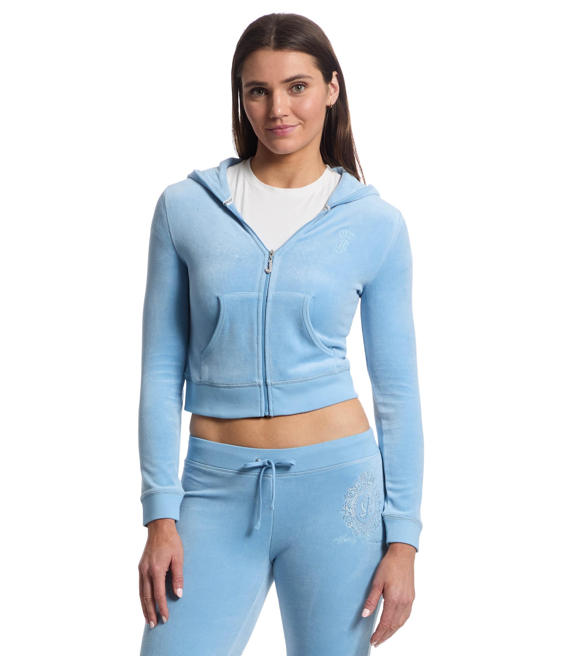 Juicy Couture Women's Heritage Cropped Track Jacket