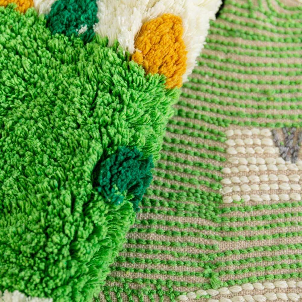 Shaped Rug Fruits Animals Bath Mat Area Rug Non-Slip Bathroom Door Mat for Bedroom Bathroom Kitchen Cartoon Area Rug for Bathroom Soft Bathmat Home Decor