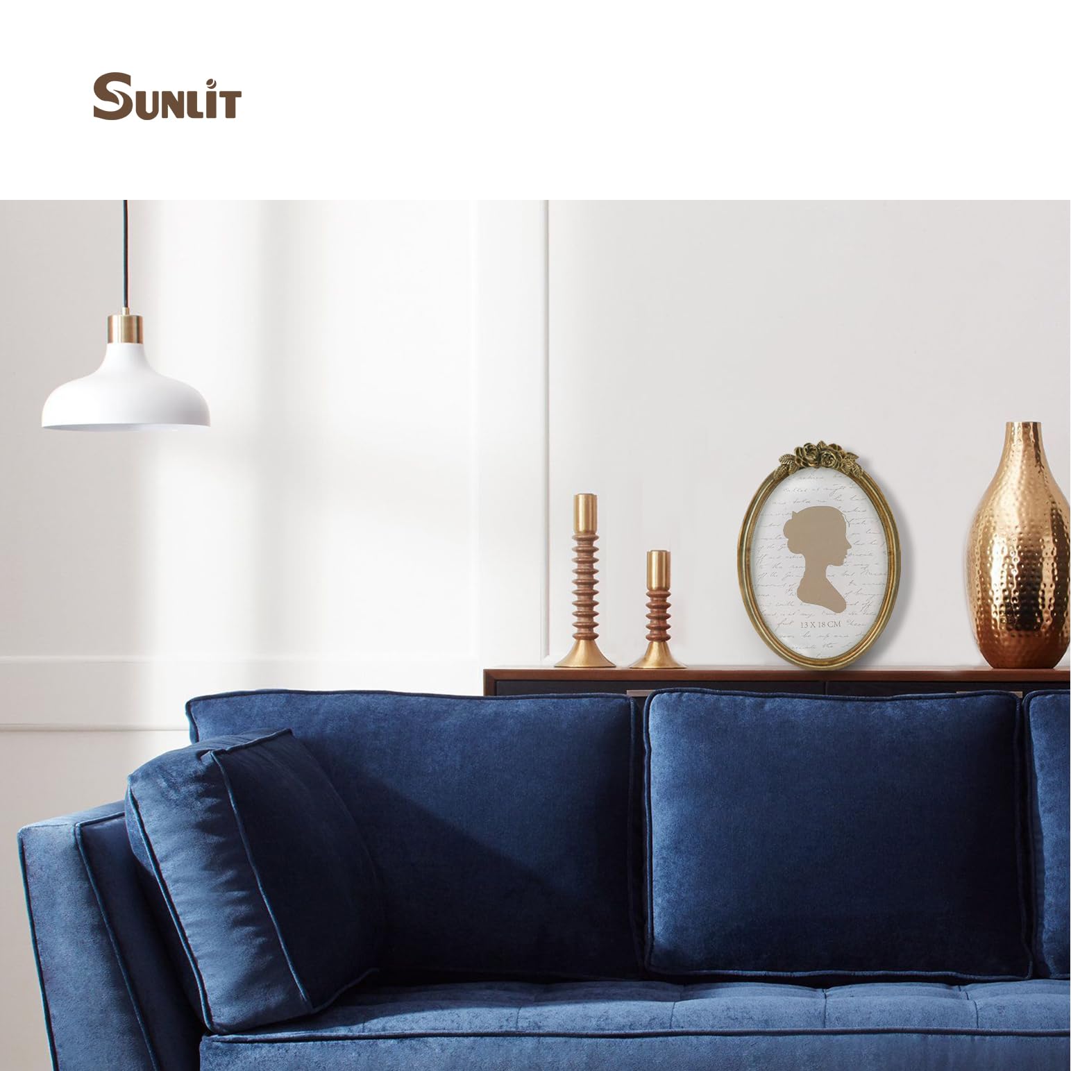 Vintage Picture Frame, Oval Antique Photo Frames with Glass Front, Luxury Photo Display, Tabletop Wall Hanging