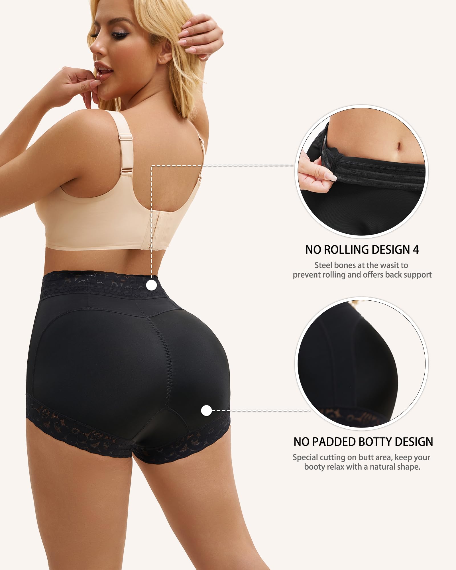 Fajas Colombianas Shorts Shapewear Tummy Control Body Shaper for Women Curvy Faja Shorts Compression Garments