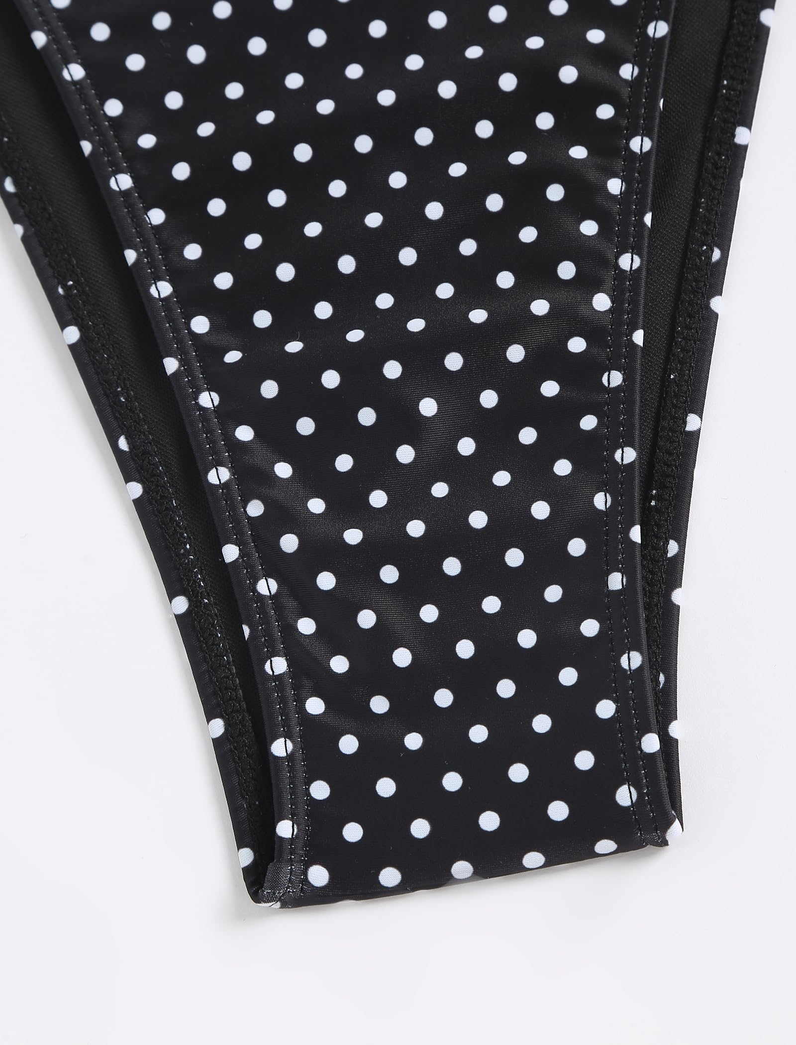 Women's Triangle Bikini Lace Frilled Ruffles Gingham Print Tie Side Spaghetti Strap 2 Pieces Bikini Swimsuit